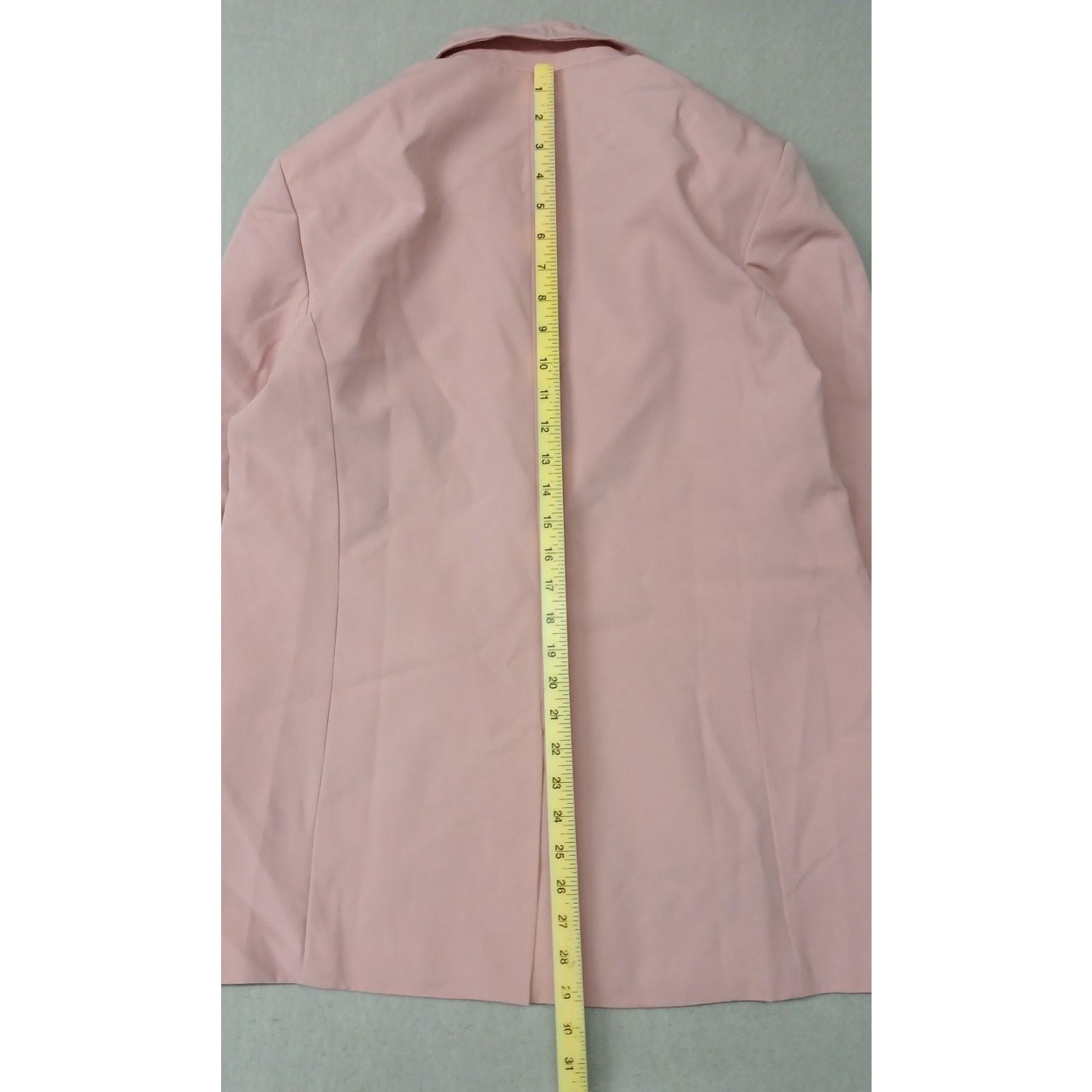 Other Unbranded (Large) Women's Pink Double Breasted Blazer Size L / US 10 / IT 46 - 8 Thumbnail