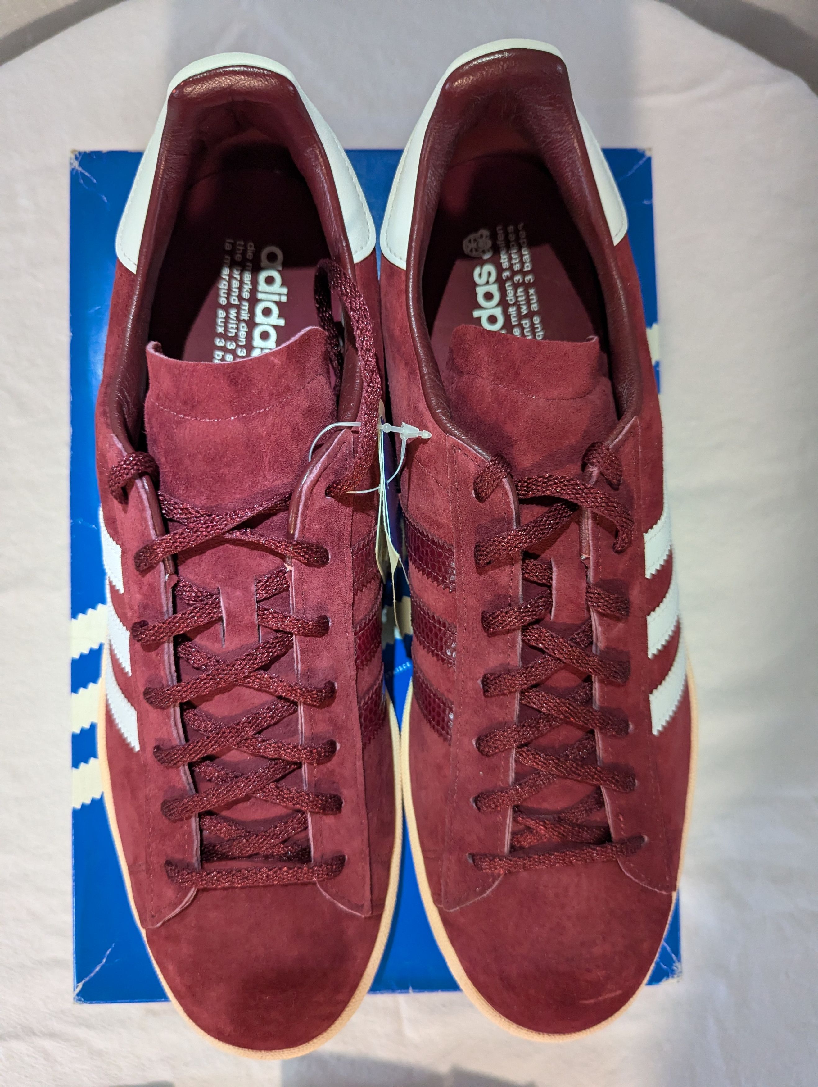 Adidas × Footpatrol Adidas Campus 80s Footpatrol cardinal sz. 12.5 Size US 12.5 / EU 45-46 - 6 Thumbnail