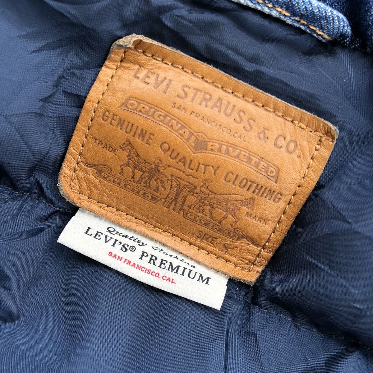 Levi's Levis's 90s Padded Denim Trucker Size S / US 4 / IT 40 - 6 Thumbnail