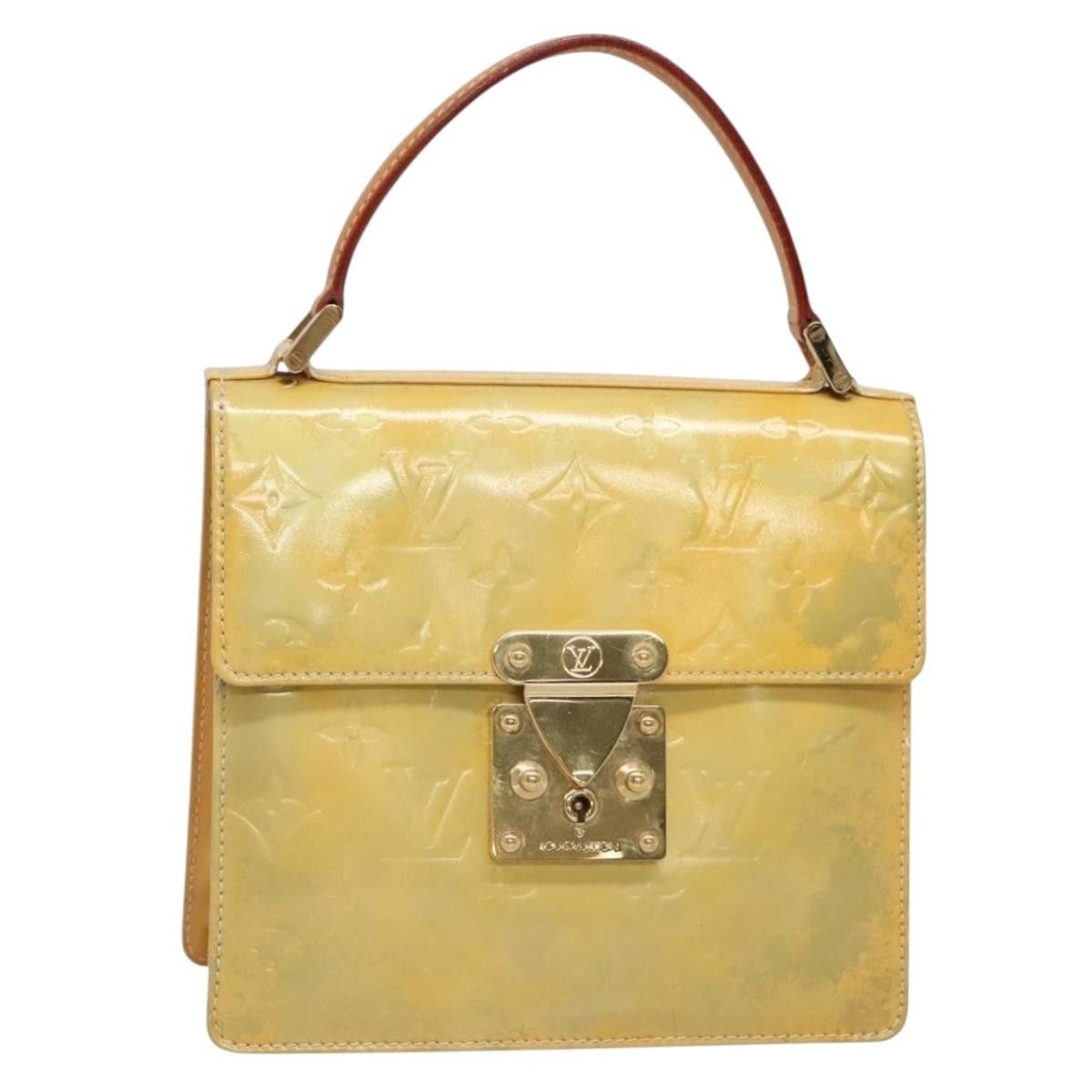 Louis Vuitton LOUIS VUITTON Monogram Vernis Spring Street Hand Bag Gris Size ONE SIZE - 1 Thumbnail