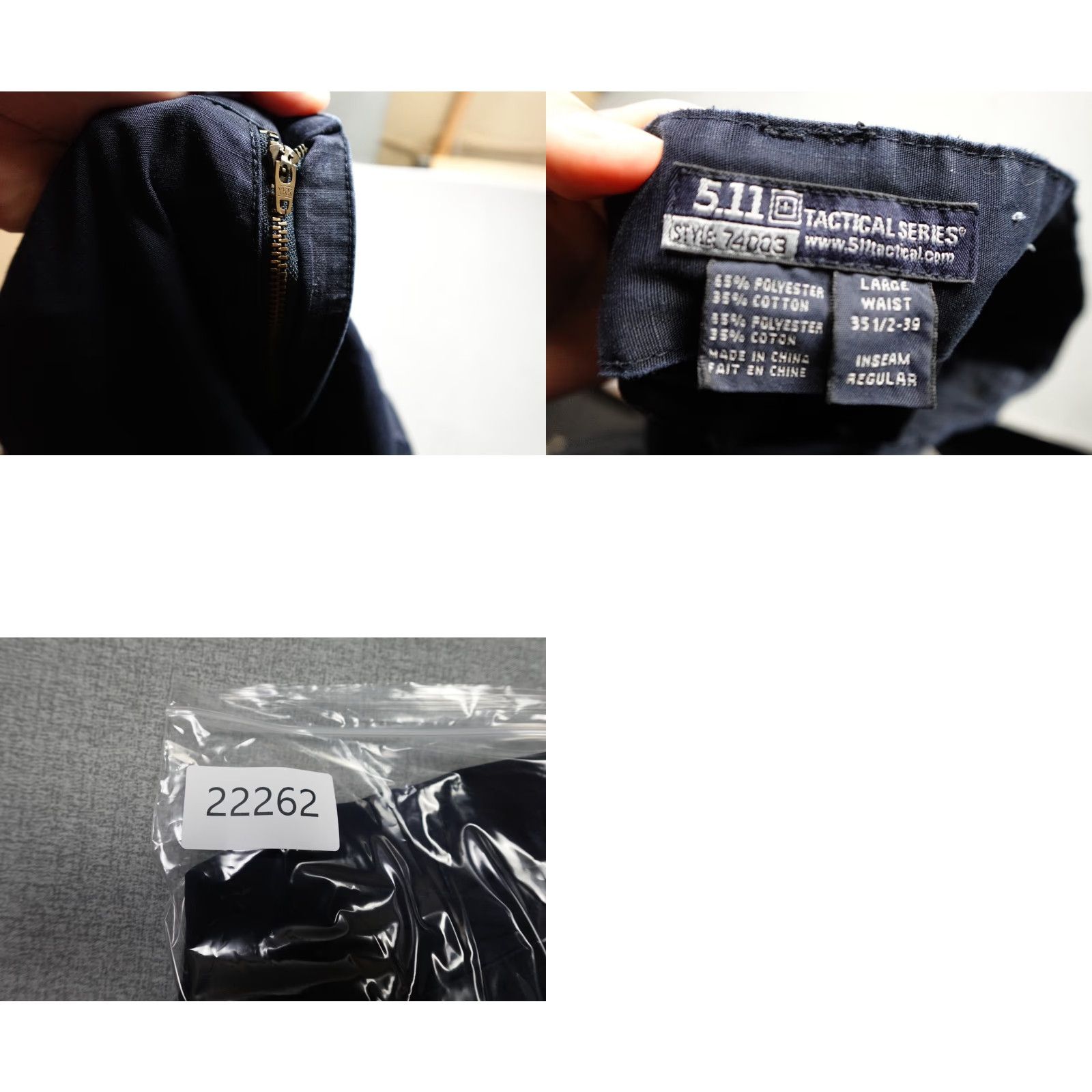 Vintage 5.11 Tactical Pants Mens 34x32 Blue Cargo Straight Outdoors Loose Fit Uniform Pants Size US 34 / EU 50 - 9 Thumbnail