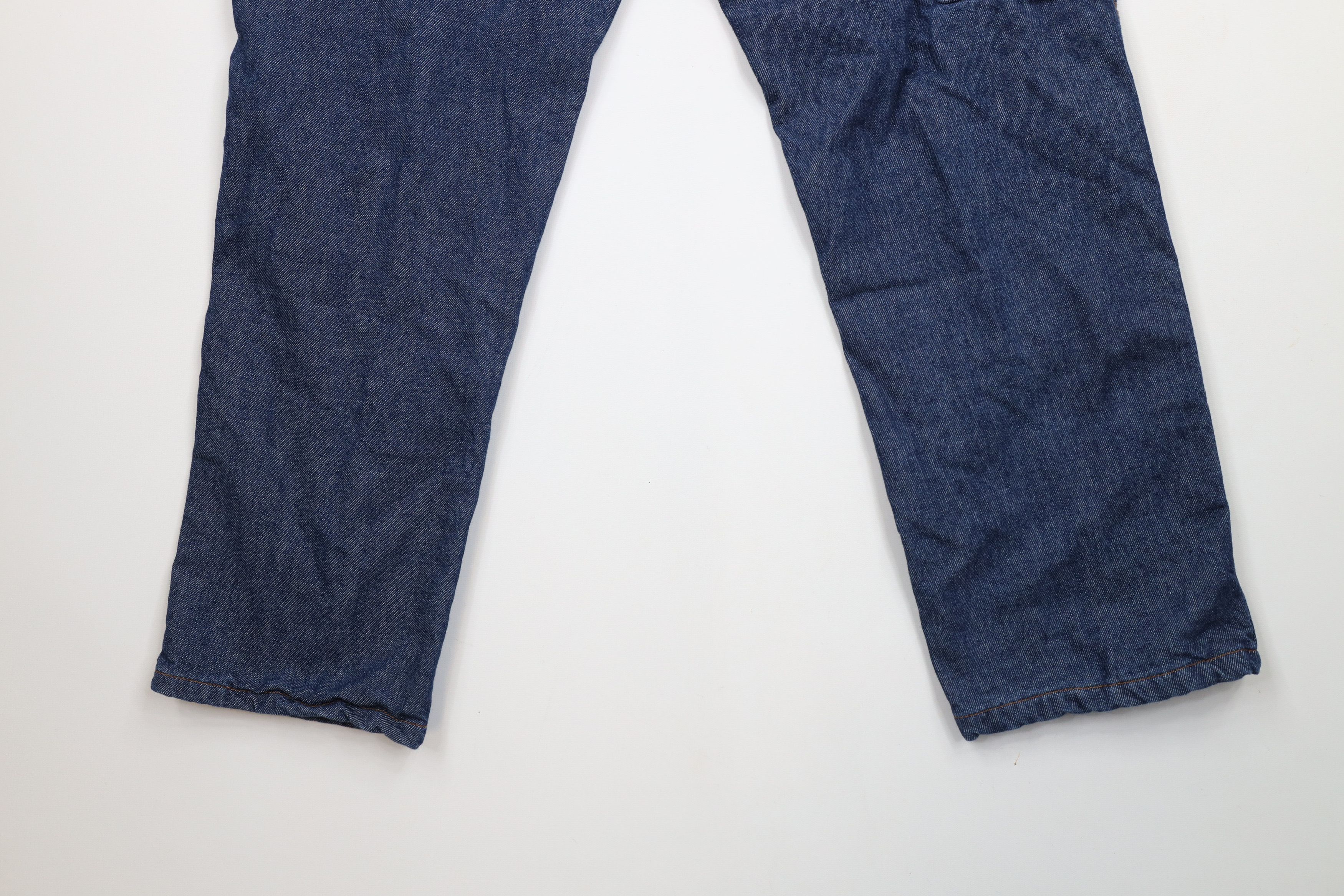 Vintage Vintage 90s Streetwear Lined Insulated Denim Jeans Blue Size US 36 / EU 52 - 13 Thumbnail