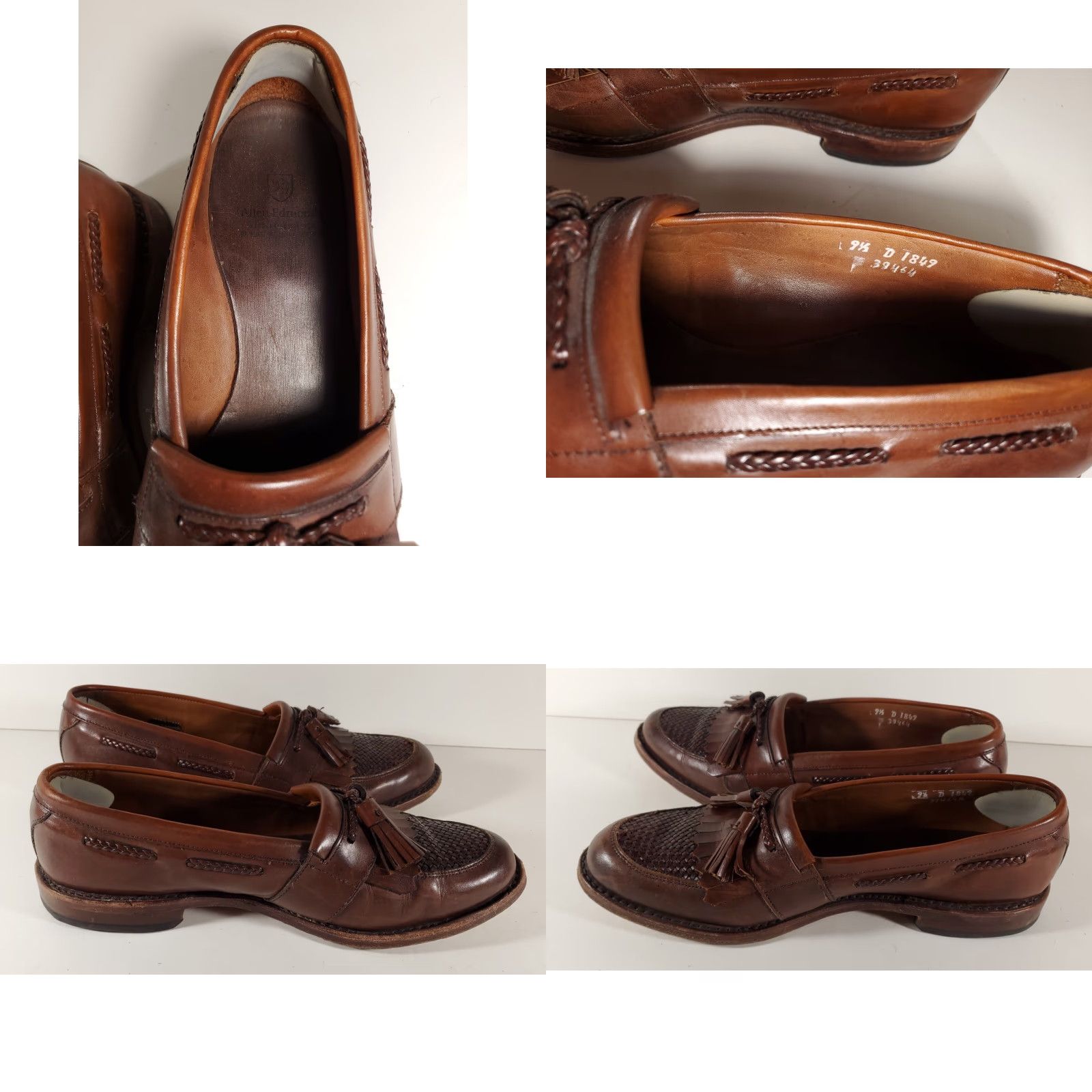 Allen Edmonds Allen Edmonds Cody Brown Leather Loafers Mens 9.5 Brown Leather Dress Shoes Mens 9.5 Cody Brown Leather Loafers Allen Edmonds Men Shoes Size US 10 / EU 43 - 8 Thumbnail