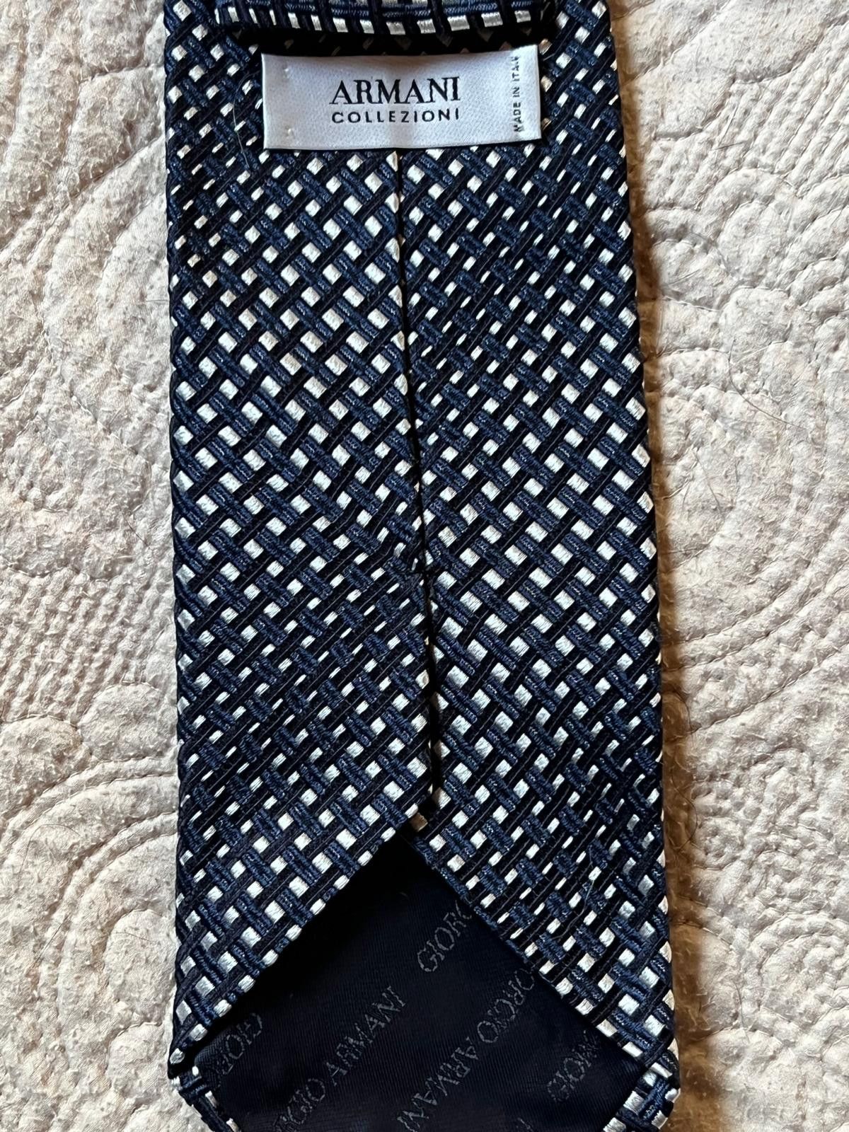 Armani Collezioni Armani Collezioni exclusive long silk tie Size 46 - 3 Thumbnail