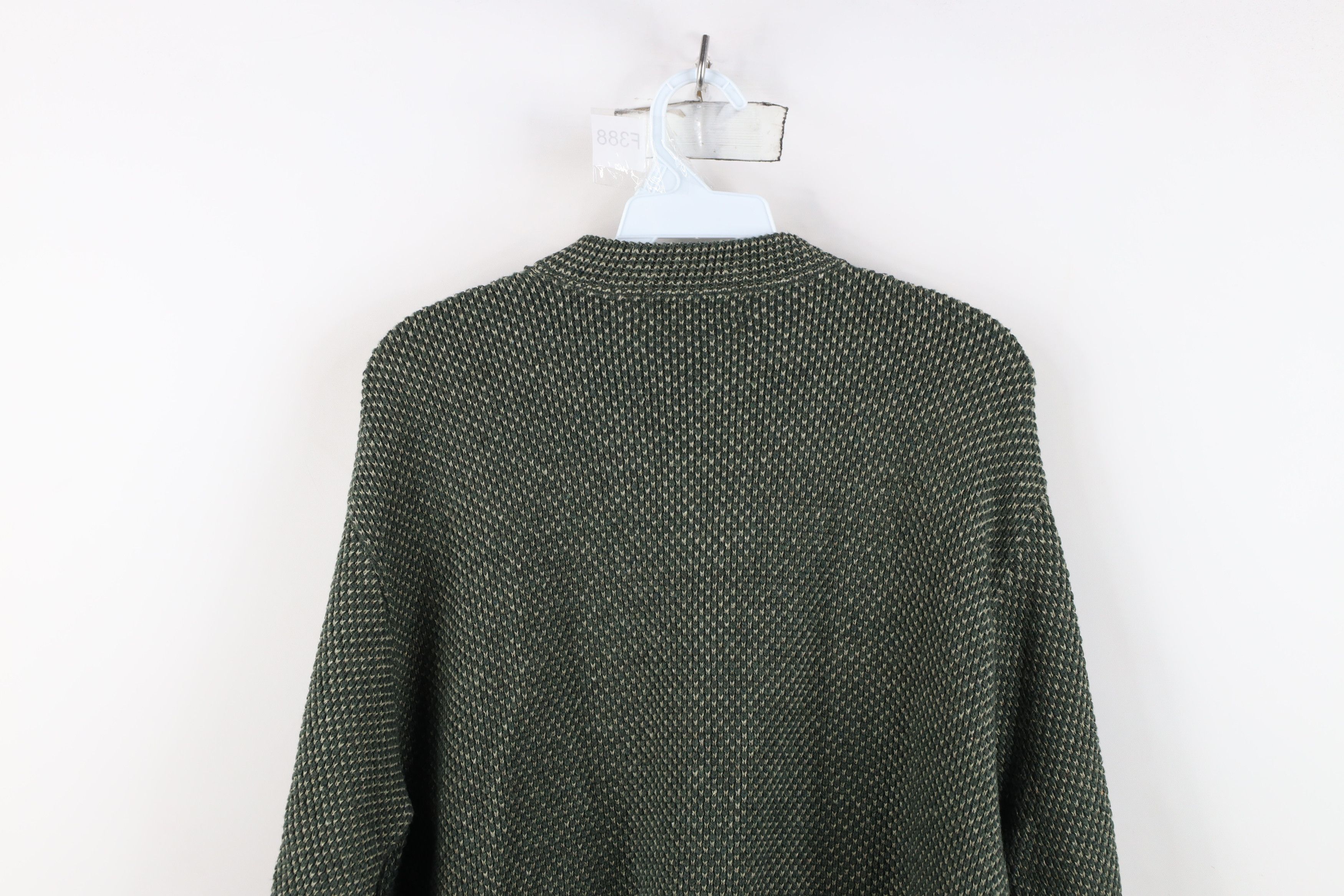 Vintage Vintage 90s Streetwear Thermal Knit Henley Sweater USA Size US M / EU 48-50 / 2 - 11 Thumbnail