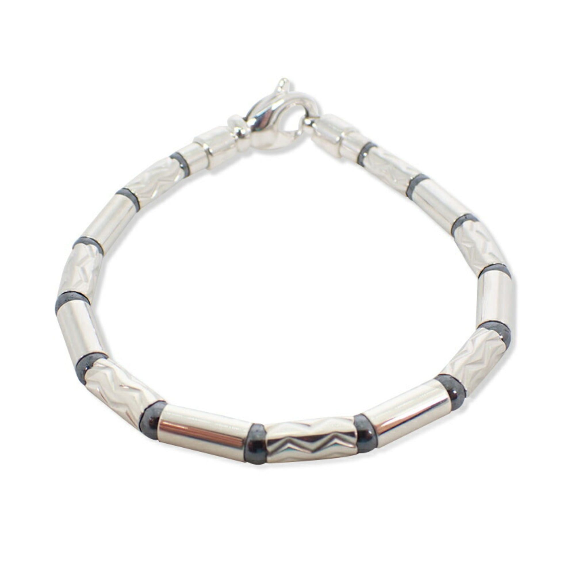Tiffany & Co. TIFFANY & Co. 925 Aztec Zigzag Hematite Bracelet Size ONE SIZE - 1 Thumbnail