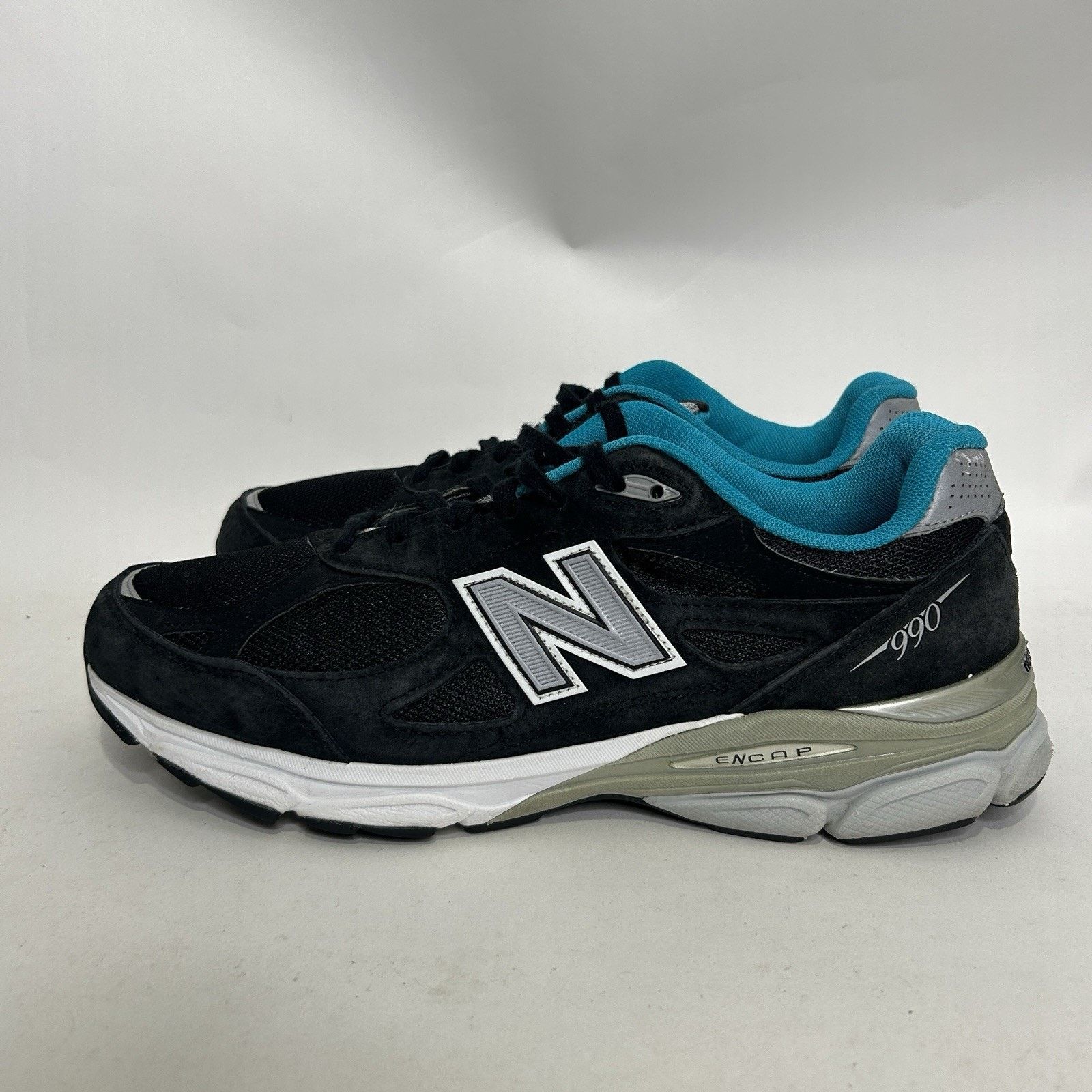 New Balance New Balance 990v3 “Black Grey Teal” Running Sneakers M990GB3 Size US 12 / EU 45 - 6 Thumbnail