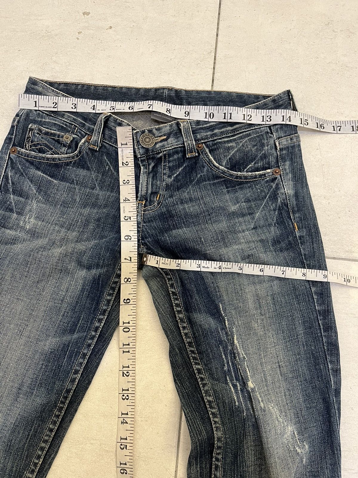 Hysteric Glamour RARE VINTAGE Armani Exchange Jeans Size US 28 / EU 44 - 8 Thumbnail
