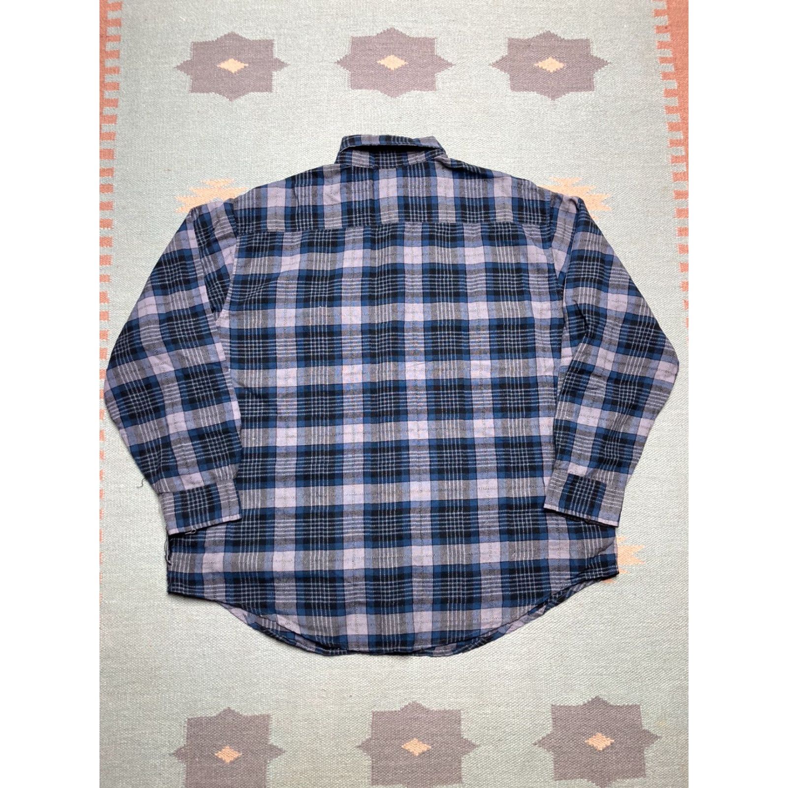 Vintage VINTAGE Northwest Territory Flannel Shirt Button-Up Plaid Men’s XL Blue Long Sleeve Size US XL / EU 56 / 4 - 5 Thumbnail