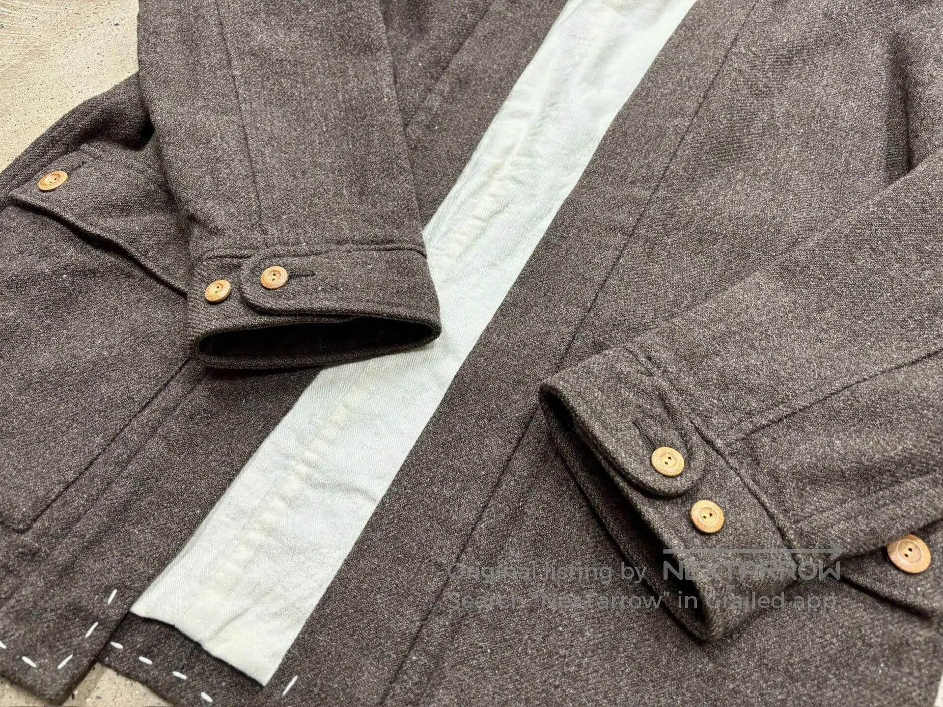 Visvim Visvim Sanjuro Jacket in Twill Wool. Size US XL / EU 56 / 4 - 8 Thumbnail