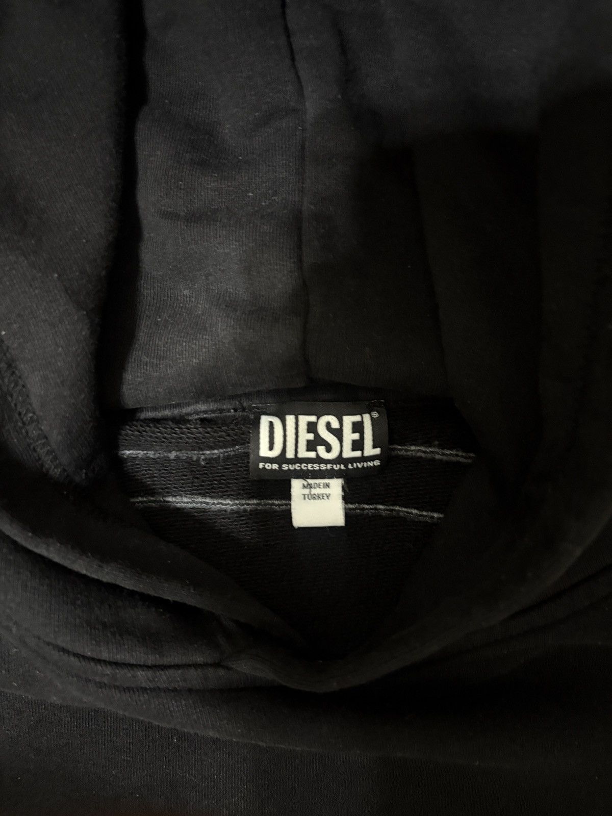 Diesel Black Diesel Hoodie With Back Design Size US M / EU 48-50 / 2 - 3 Thumbnail