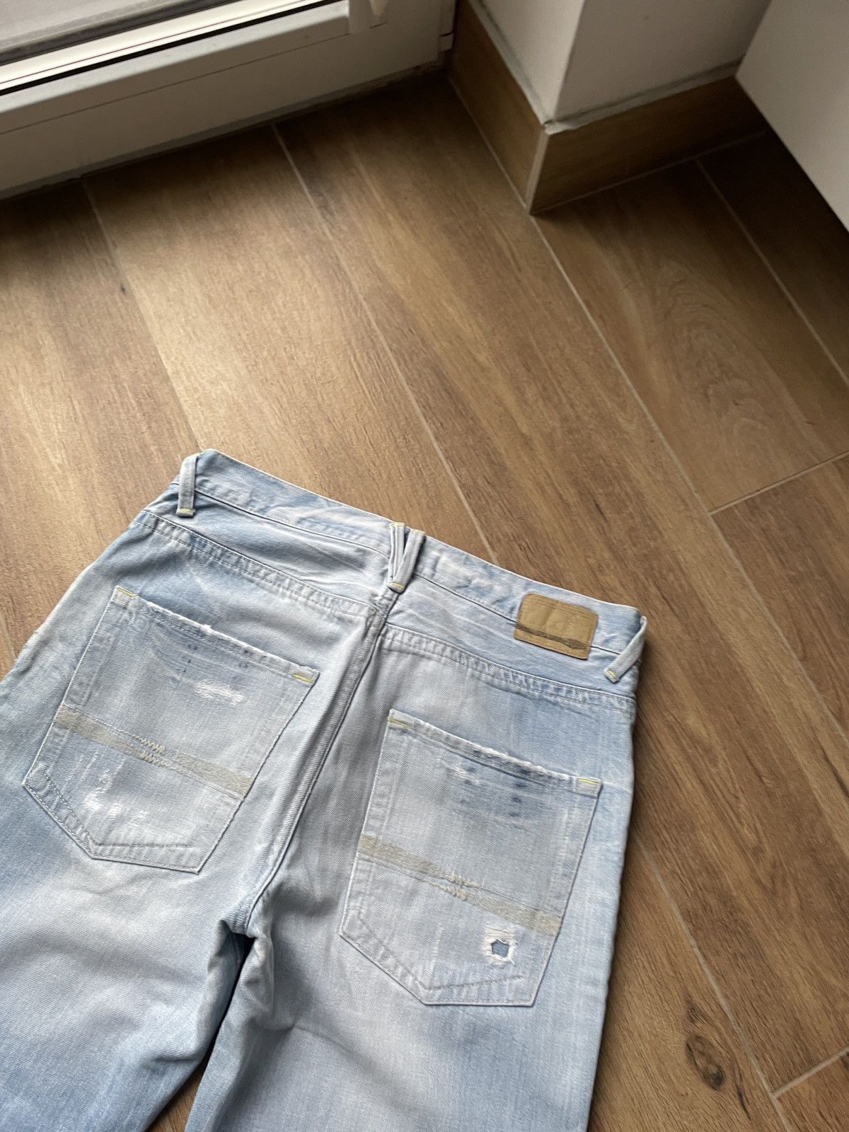 Vintage Vintage Flared Jeans Avant Garde Y2K Japanese Hype Faded Size US 32 / EU 48 - 7 Thumbnail
