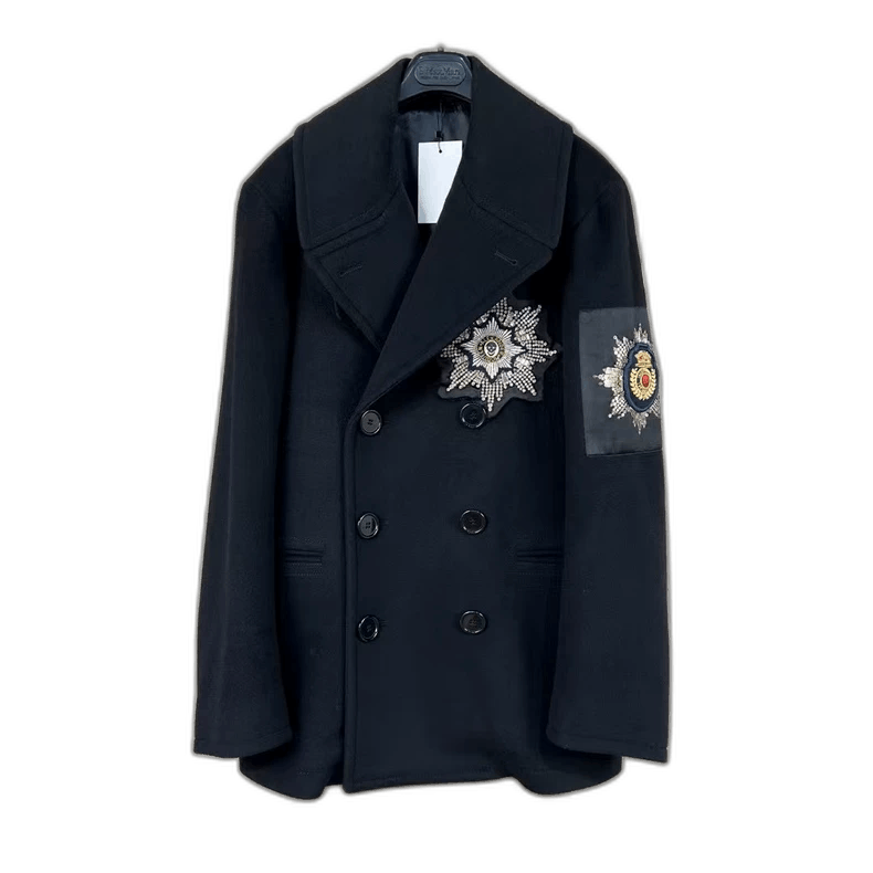 Alexander McQueen Alexander McQueen Embroidered Wool Coat-yf Size US XL / EU 56 / 4 - 1 Thumbnail