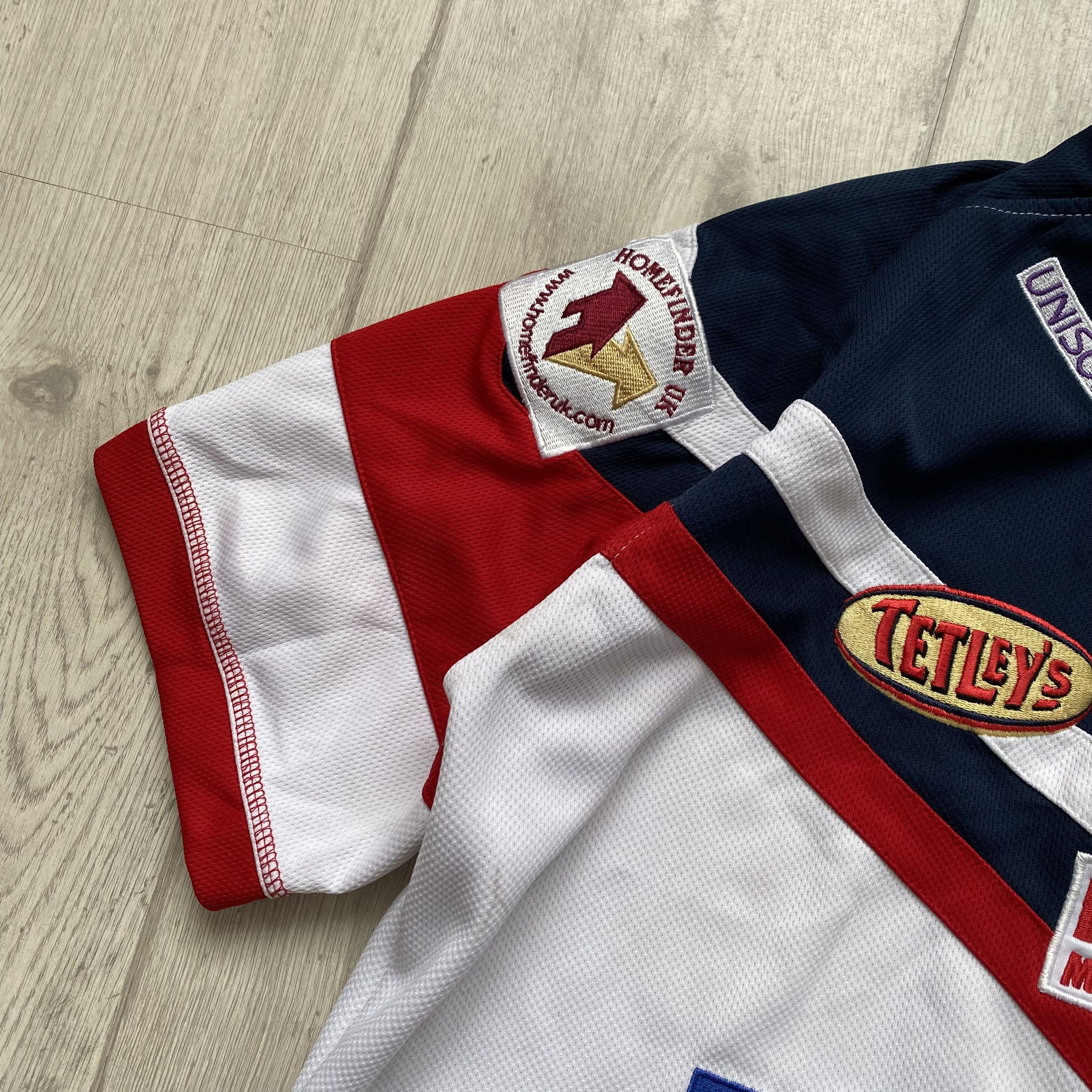 Cotton Traders 🏈 Vintage England Wakefield Wildcats rugby jersey Heavy tee Size US L / EU 52-54 / 3 - 6 Thumbnail