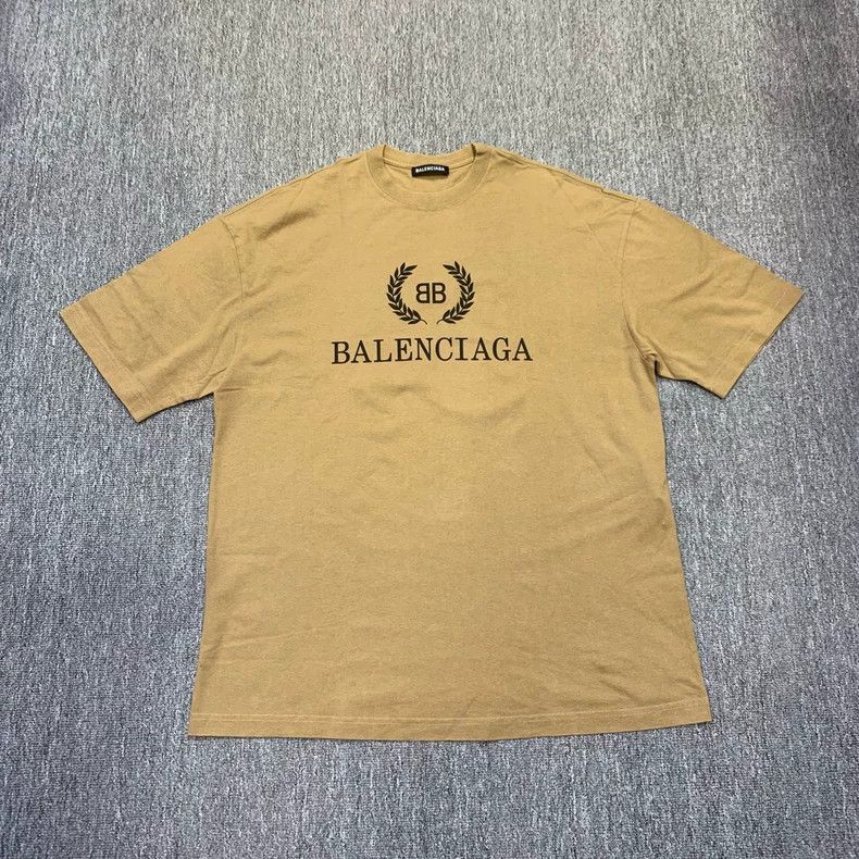 Balenciaga Khaki wheat short-sleeve
