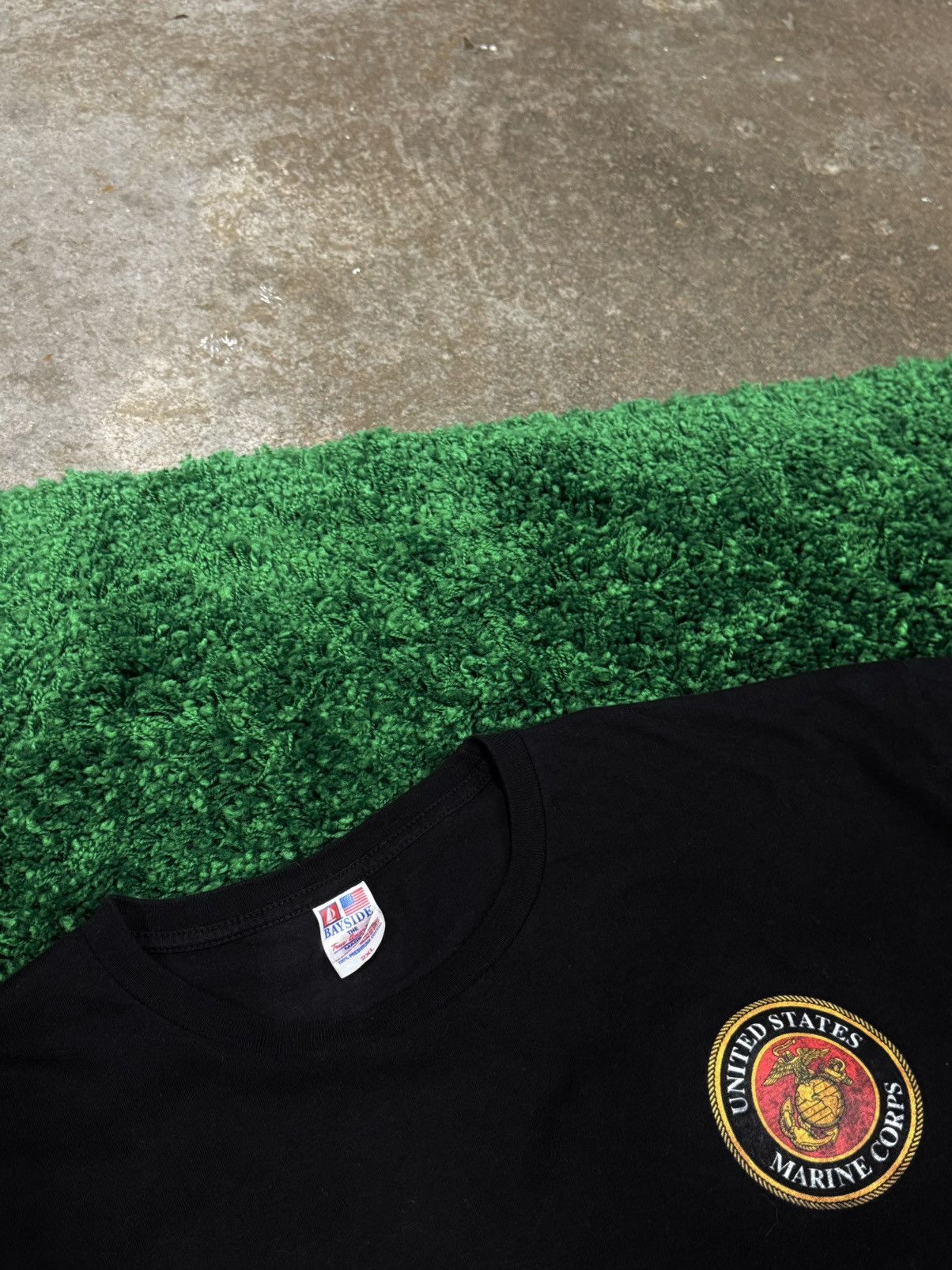 Vintage Vintage Marines USMC USA Military Eagle Black 2XL Tee XXL Size US XXL / EU 58 / 5 - 3 Thumbnail