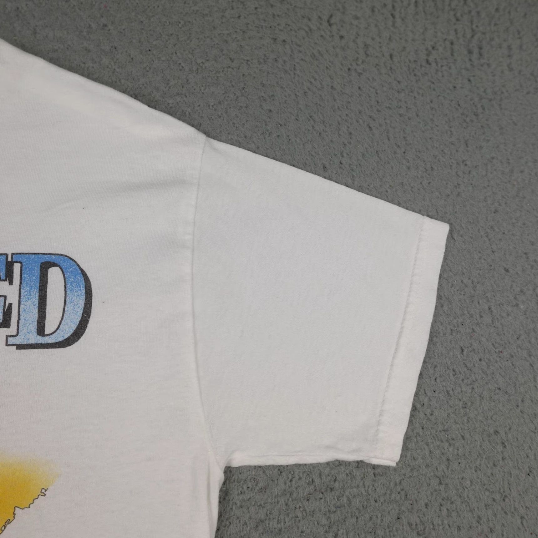 Jerzees VINTAGE Jerzees Shirt Mens M White 2004 I Survived Hurricane Ivan Souvenir 00s Beach Florida Novelty Event Mens Size US M / EU 48-50 / 2 - 6 Thumbnail