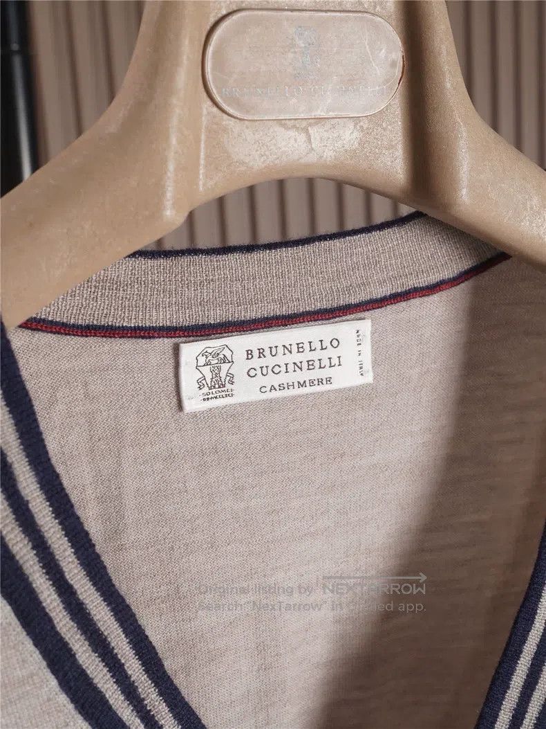 Brunello Cucinelli Brunello Cucinelli Cashmere wool blended knit sweater Size US M / EU 48-50 / 2 - 2 Thumbnail