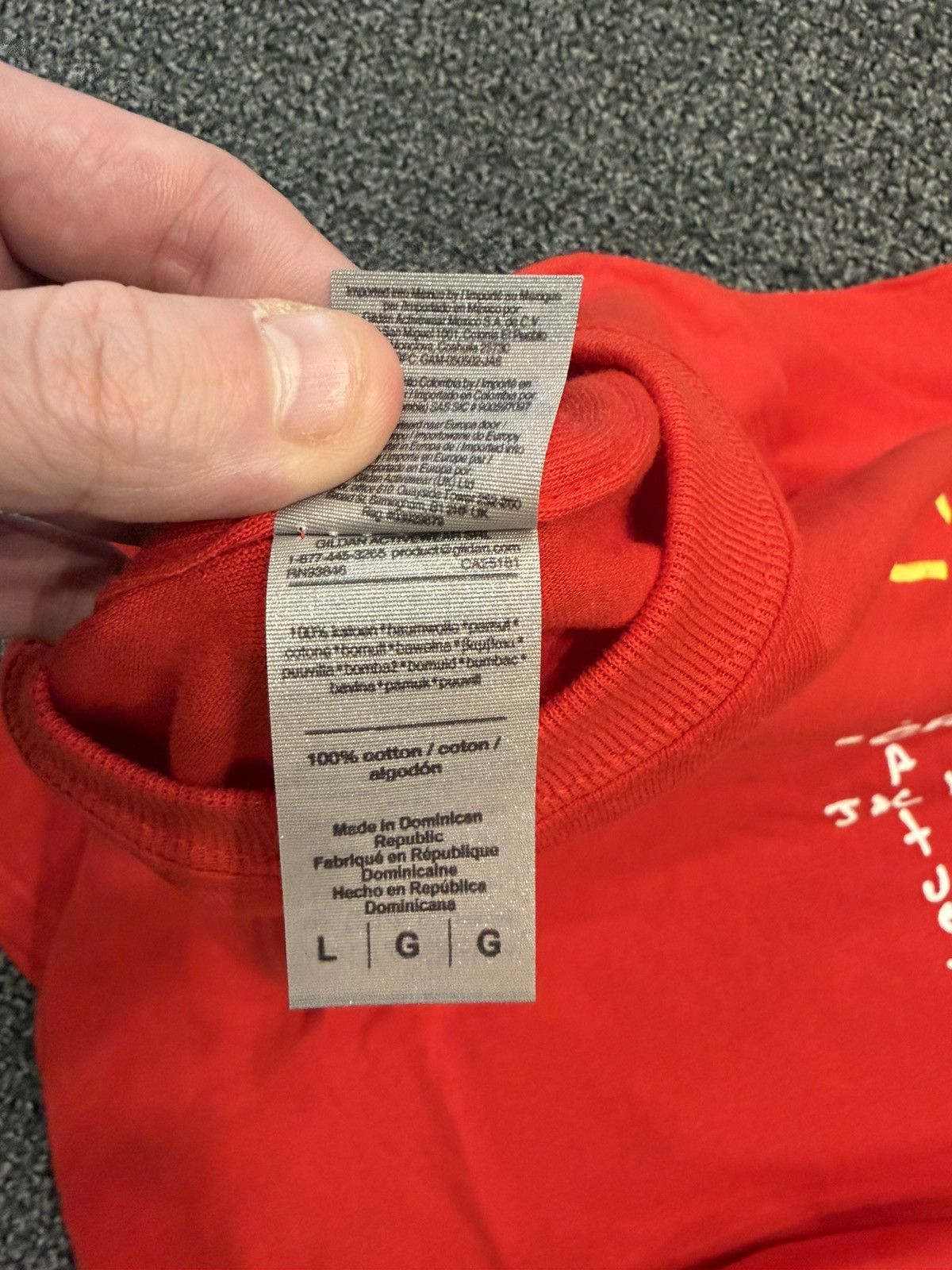 Travis Scott Travis Scott x McDonalds Crew Tee Size US L / EU 52-54 / 3 - 6 Thumbnail