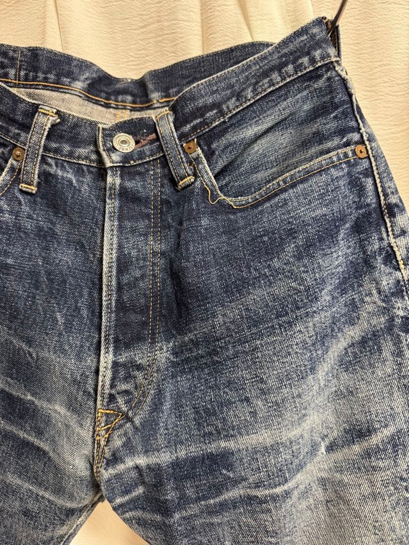 Japanese Brand Vintage Japanese Brand Faded Blue Wash Distressed Jeans Size US 28 / EU 44 - 5 Thumbnail