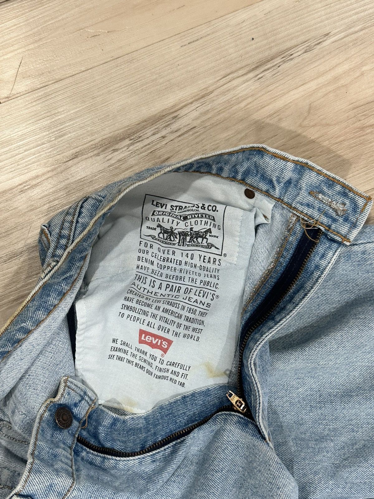 Levi's × Vintage Levis 505 Tailored 32x32 Size US 32 / EU 48 - 4 Thumbnail