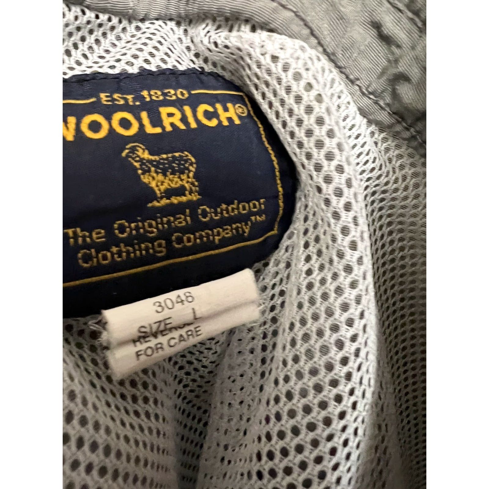 Vintage VINTAGE Woolrich Men Bottom L Gray Trunks Drawstring Pockets Size ONE SIZE - 6 Thumbnail