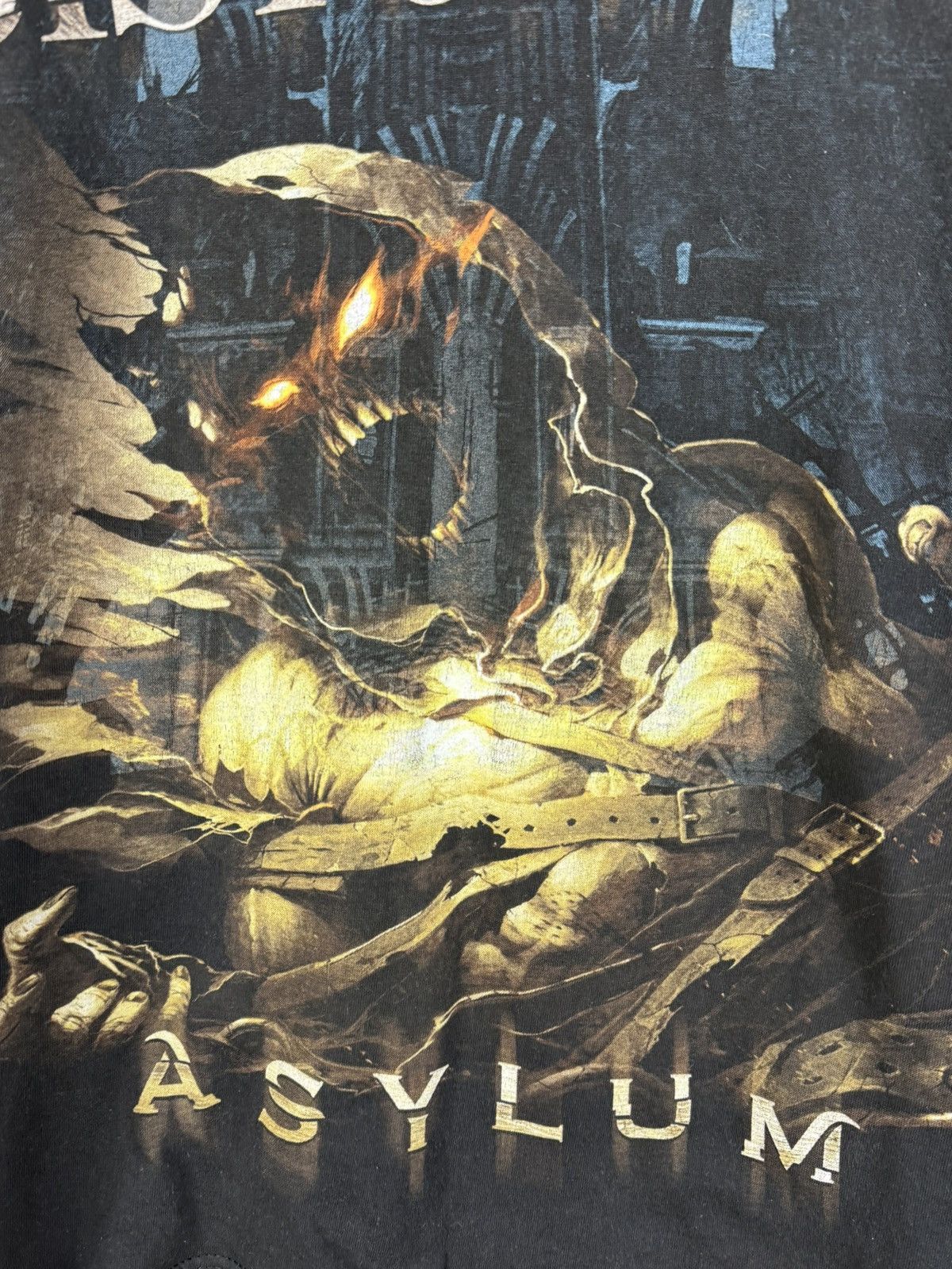 Band Tees Vintage Disturbed Asylum Allover Print Metal Band T-Shirt Size US L / EU 52-54 / 3 - 3 Thumbnail