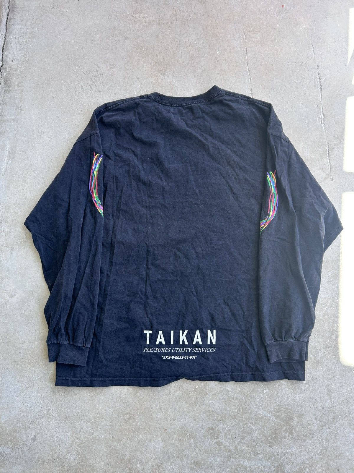 Pleasures × TAIKAN Pleasures Now Taikan Mens Black Crew Neck Longsleeve Size US S / EU 44-46 / 1 - 4 Thumbnail