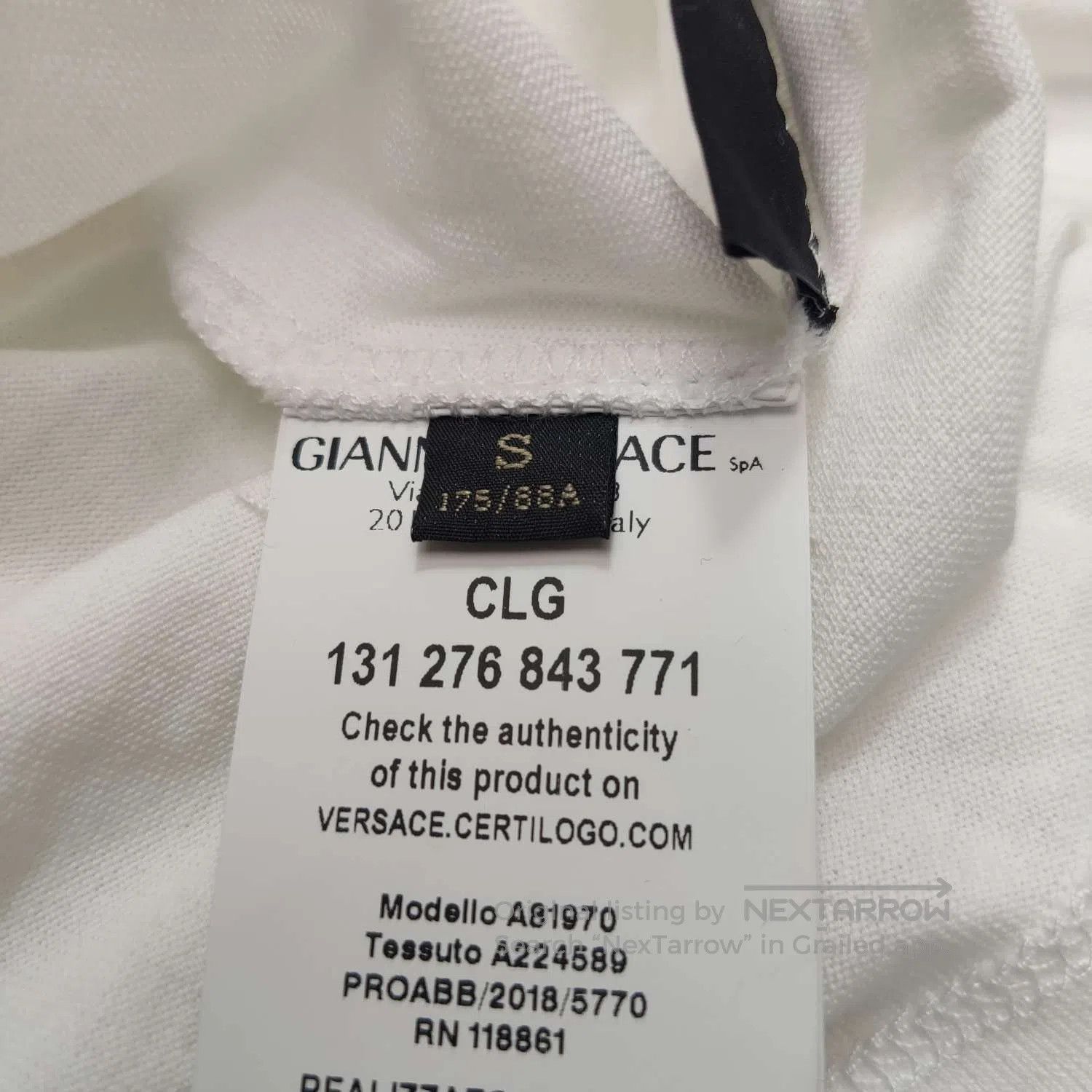Versace Versace White Medusa Print T-Shirt S. Size US S / EU 44-46 / 1 - 4 Thumbnail