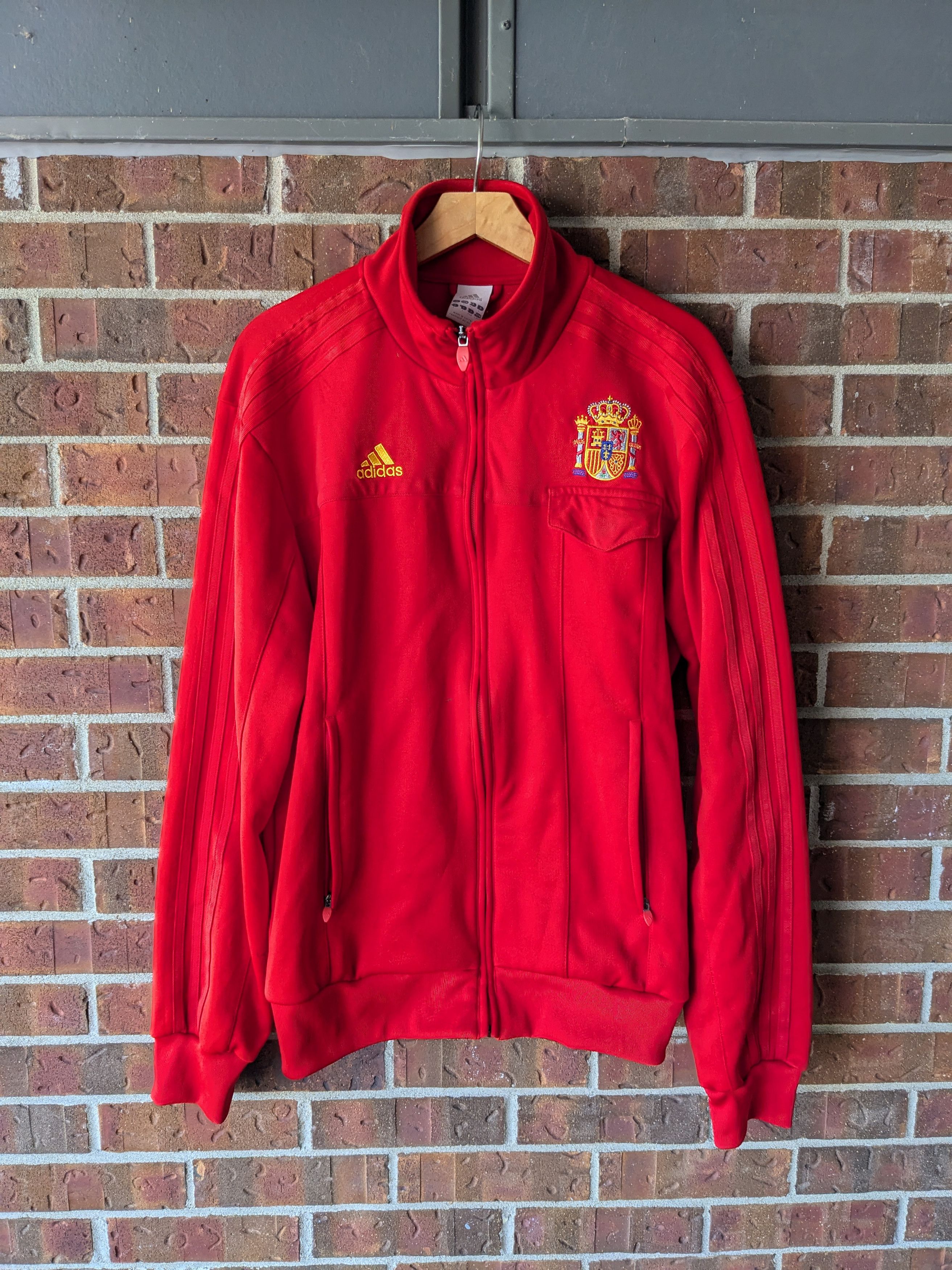 Adidas 2008 Adidas Spain football track jacket Size US L / EU 52-54 / 3 - 1 Thumbnail