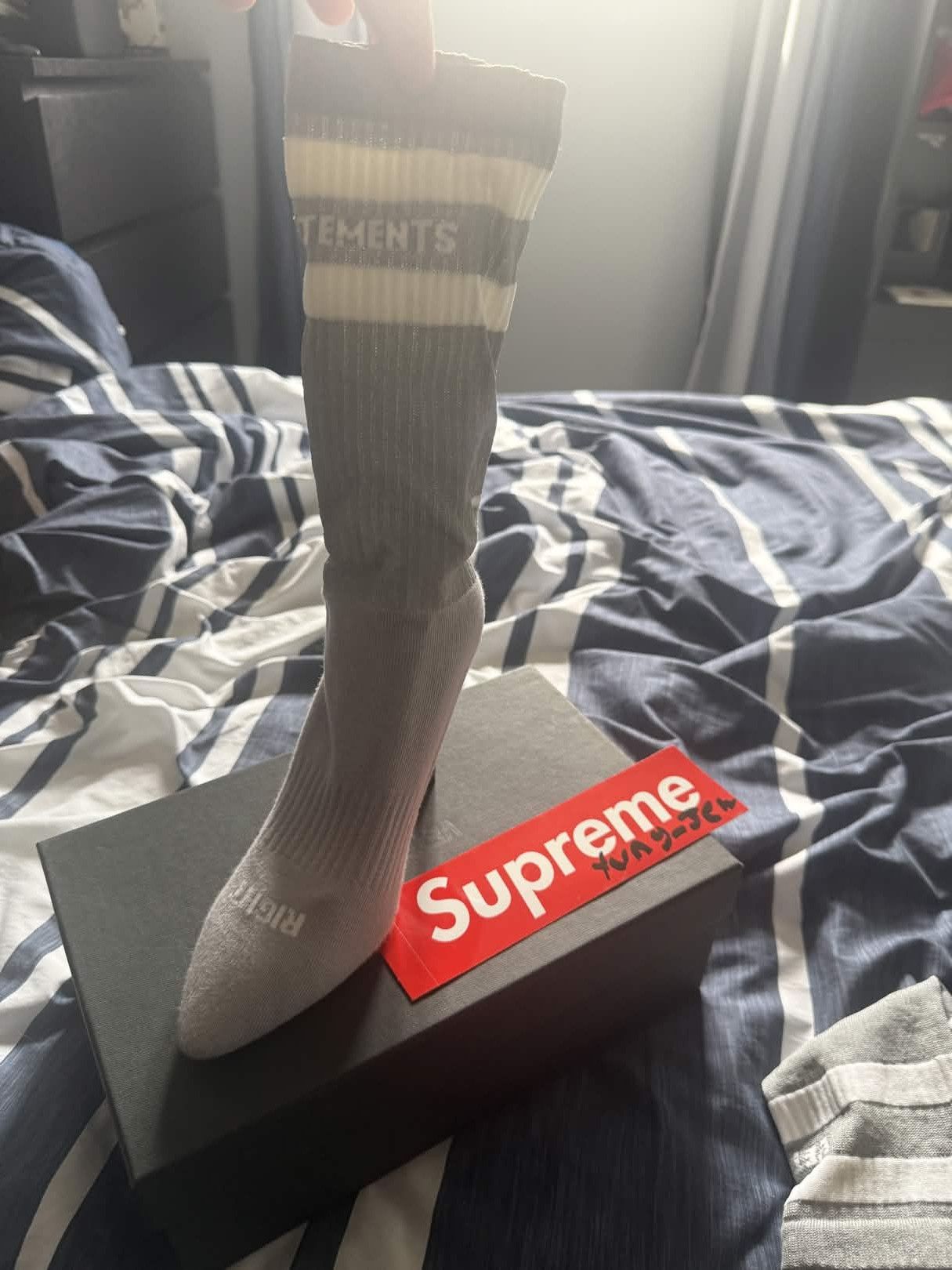 Vetements Grey Vetements Sock Booties Size 37 Size US 7 / IT 37 - 1 Thumbnail