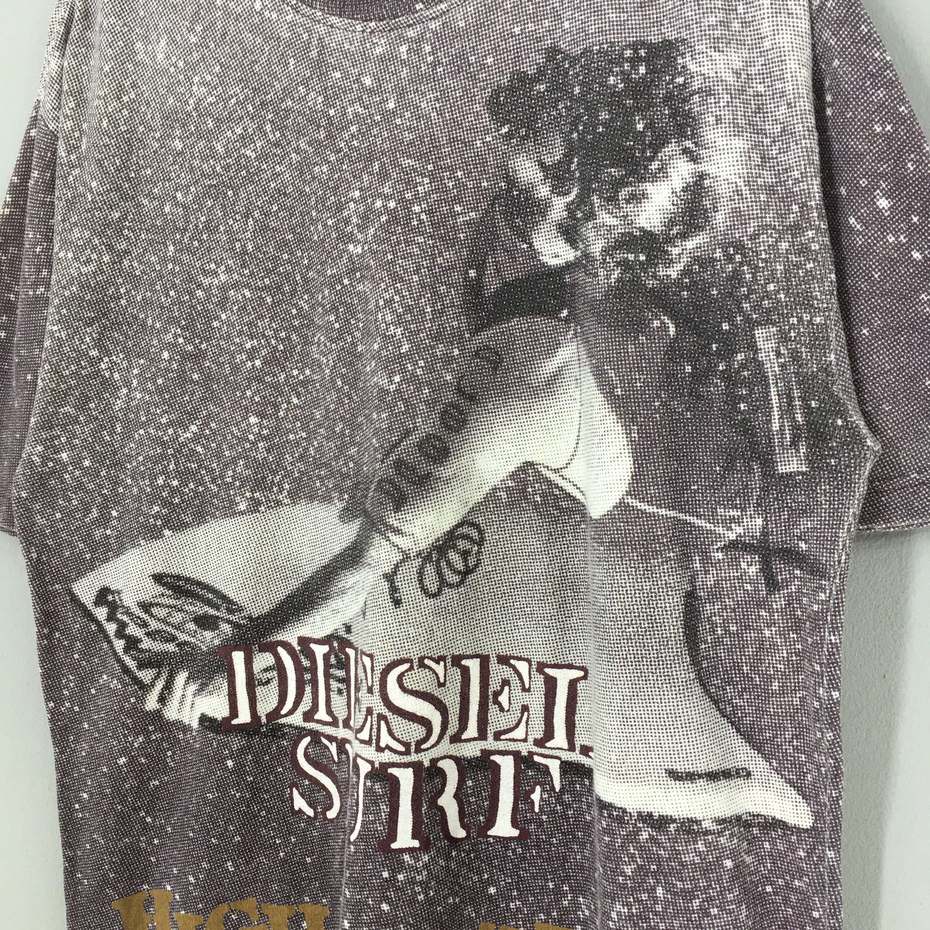 Diesel × Vintage Vintage 90's Diesel High And Tigh Surf Tshirt Large Size US L / EU 52-54 / 3 - 4 Thumbnail