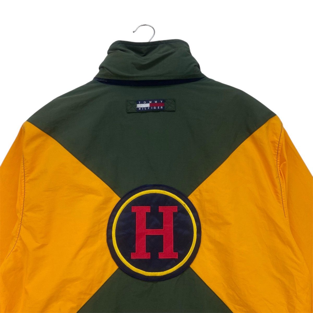Tommy Hilfiger 🔥 Tommy Hilfiger Big Logo Color Block Jacket Size US L / EU 52-54 / 3 - 2 Thumbnail