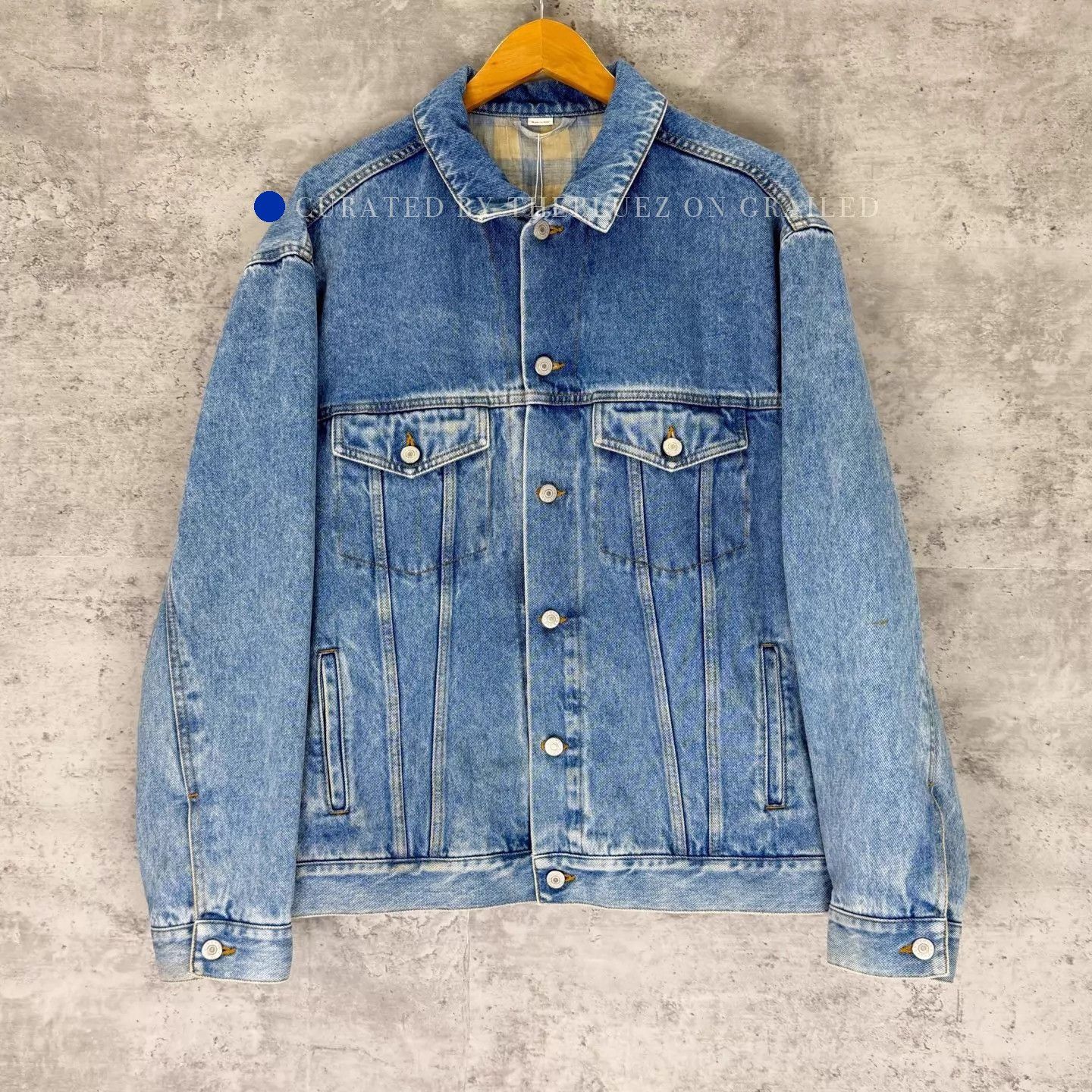 Gucci Logo Embroidered Denim Jacket in Blue Size US M / EU 48-50 / 2 - 1 Thumbnail