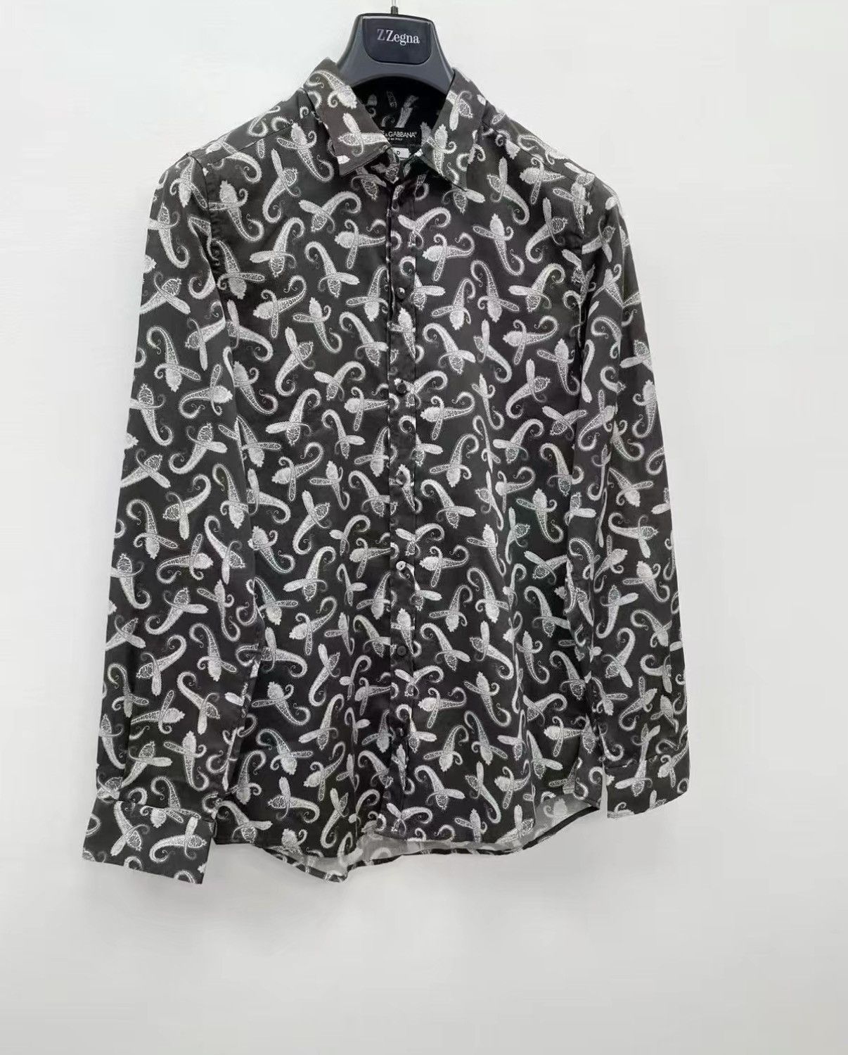 Dolce & Gabbana Dolce & Gabbana 100% Cotton Long Sleeve Shirt J30 Size US M / EU 48-50 / 2 - 2 Thumbnail