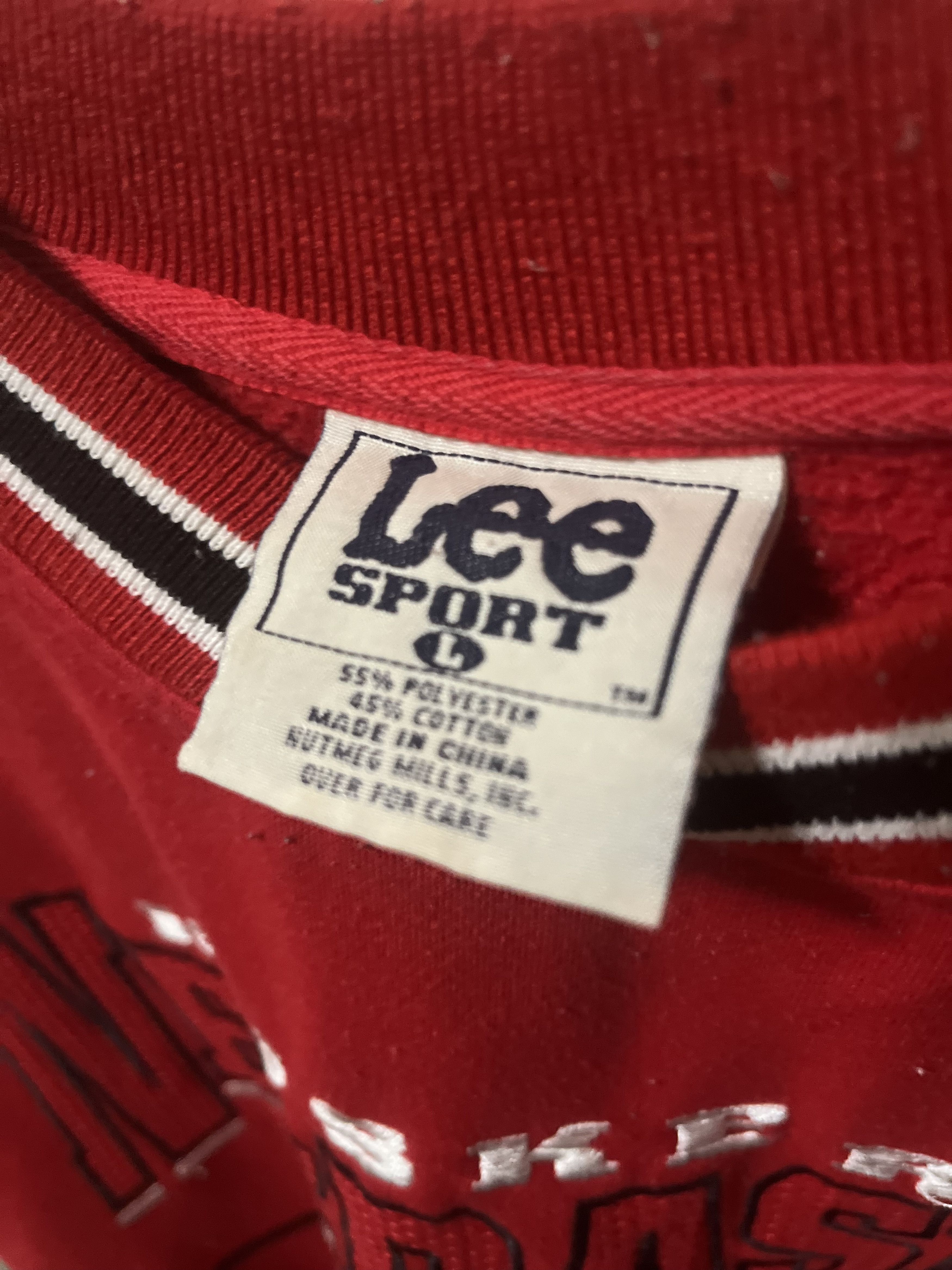 Lee HUSKERS NEBRASKA SWEATER Size US L / EU 52-54 / 3 - 3 Thumbnail