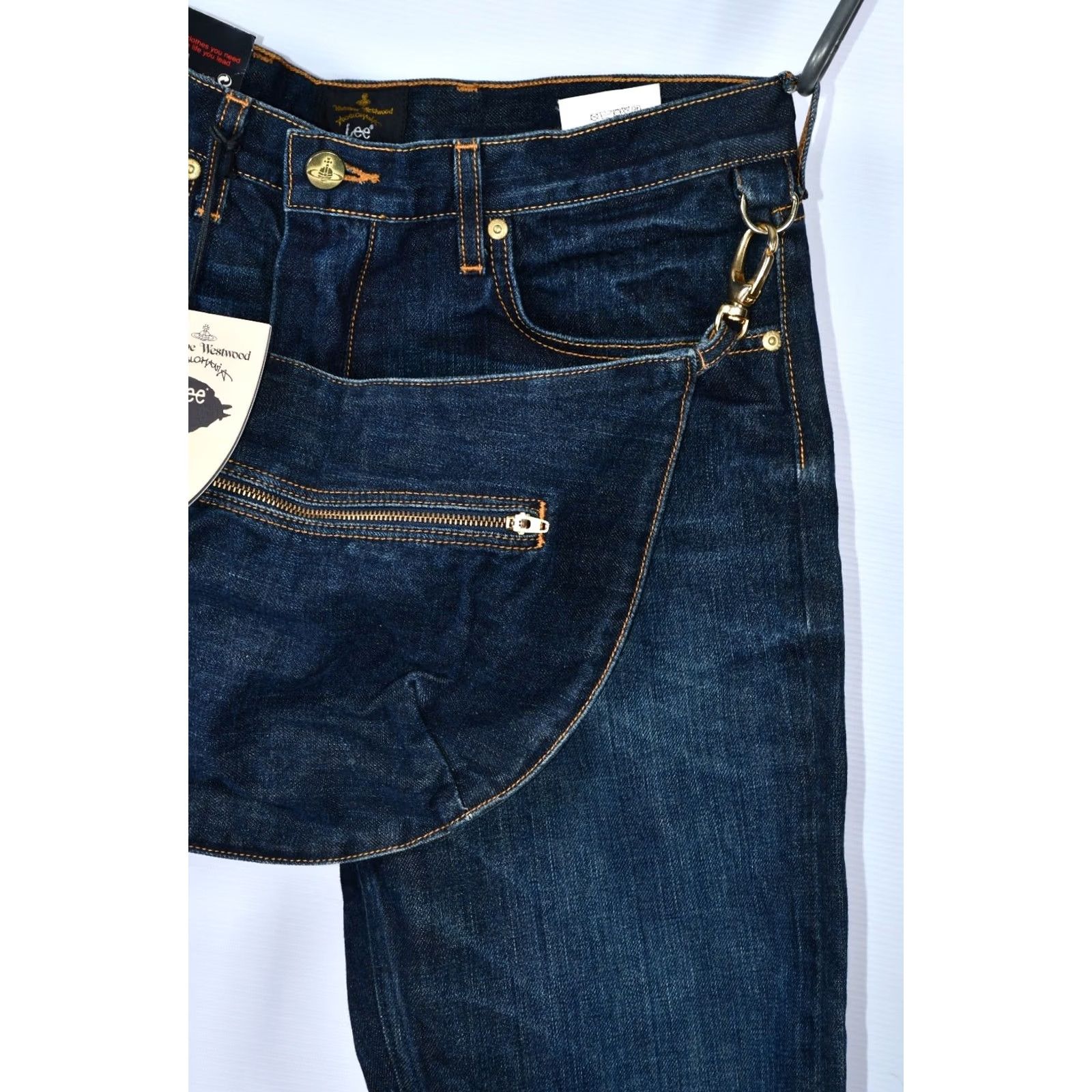 Vivienne Westwood VIVIENNE WESTWOOD AGLOMANIA x LEE Jeans Men W30 L34 Blue 5-Pocket Denim Cotton Regular Size 30 XS-Longest? Size US 30 / EU 46 - 7 Thumbnail