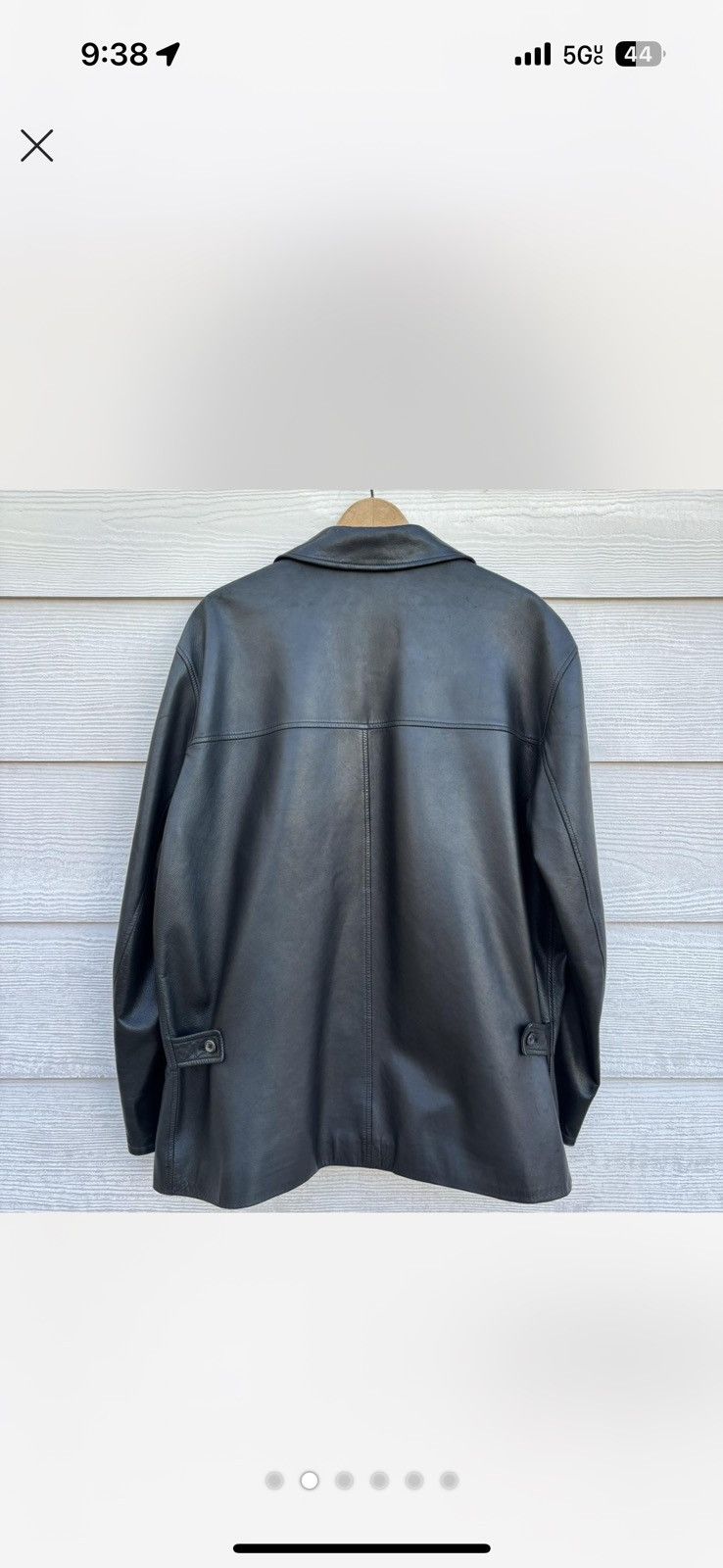 Ralph Lauren Purple Label Black ralph lauren purple label lambskin leather jacket Size US L / EU 52-54 / 3 - 2 Thumbnail