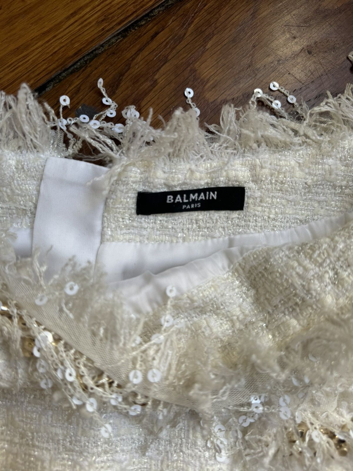 Balmain Balmain sequin skirt Size 26" / US 2 / IT 38 - 3 Thumbnail