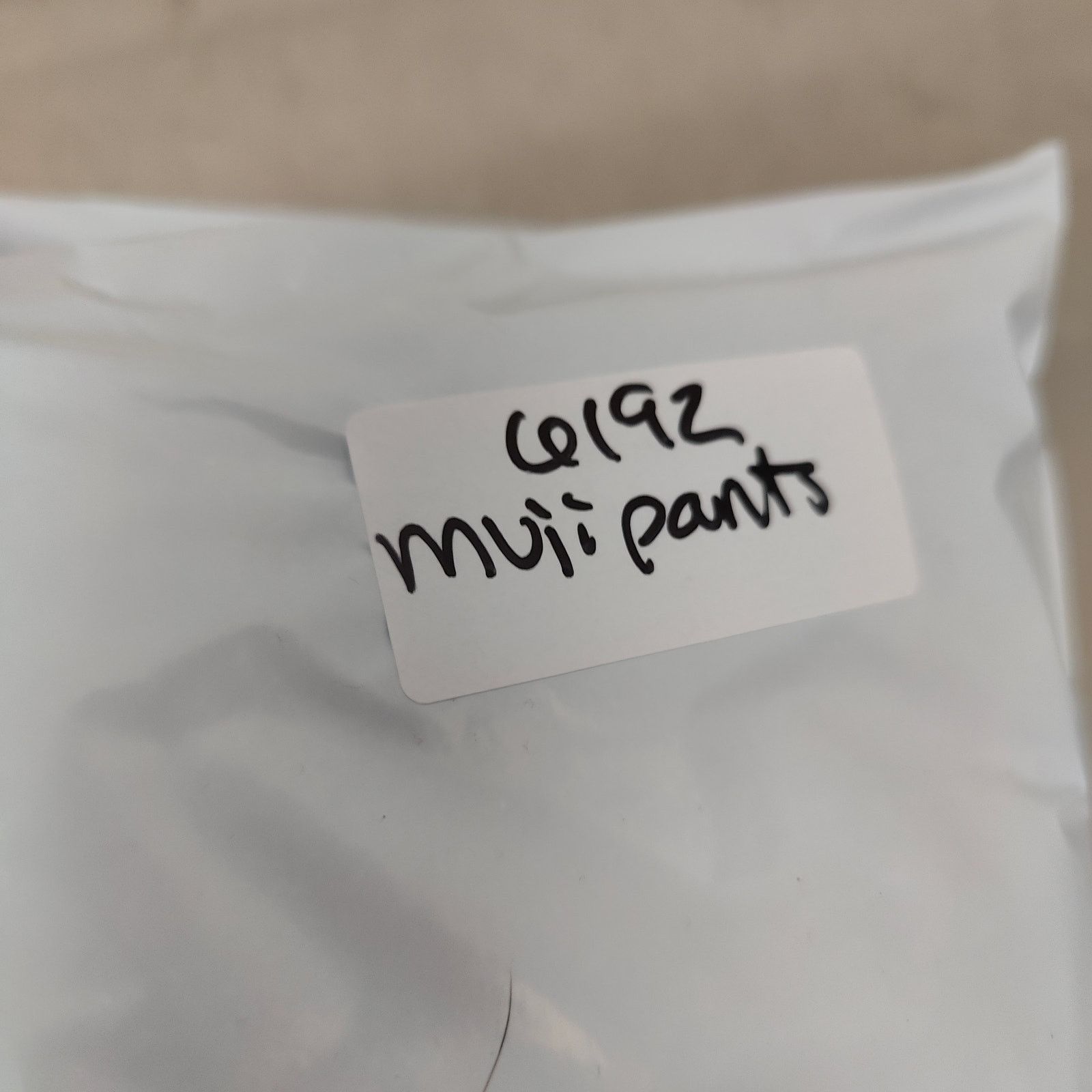 Muji Muji Linen Pants Womens Small Orange Tan Wide Leg Preppy Size 27" / US 4 / IT 40 - 8 Thumbnail