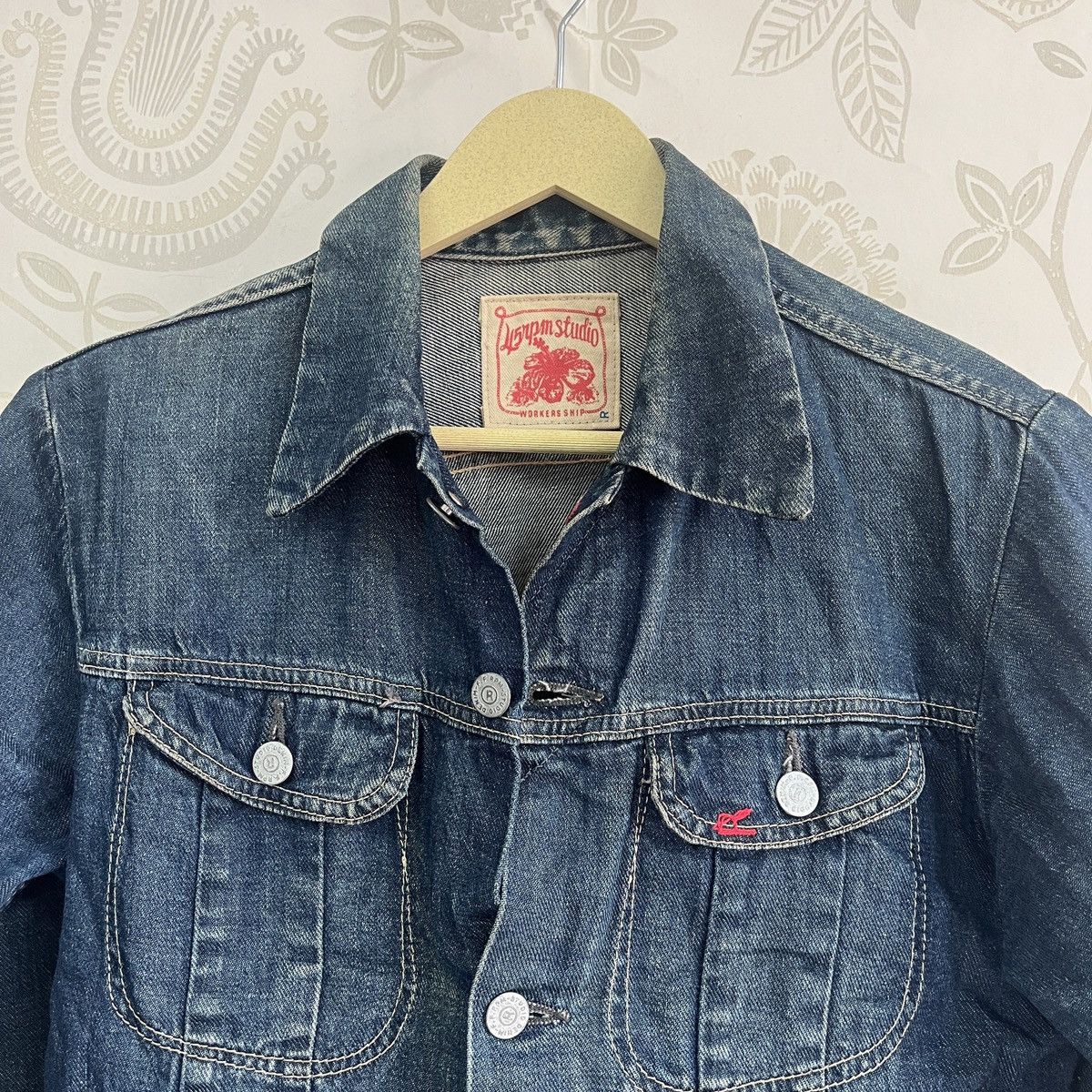45rpm Thrashed 45RPM Studio Denim Jacket Japan Size US M / EU 48-50 / 2 - 21 Thumbnail
