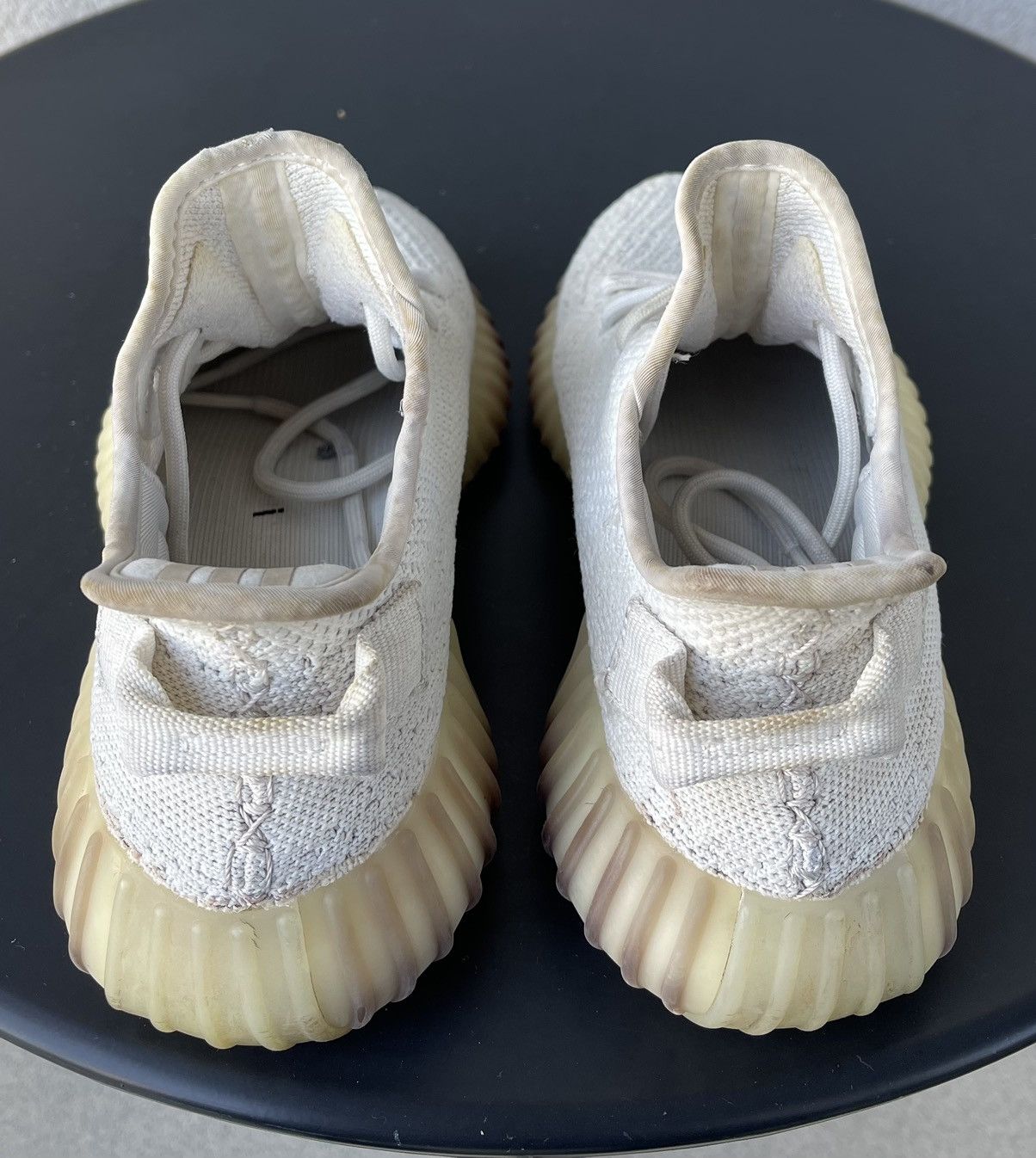Adidas 2017 Adidas Yeezy Boost 350 v2 Cream/Triple White Shoes Size US 5.5 / IT 35.5 - 5 Thumbnail