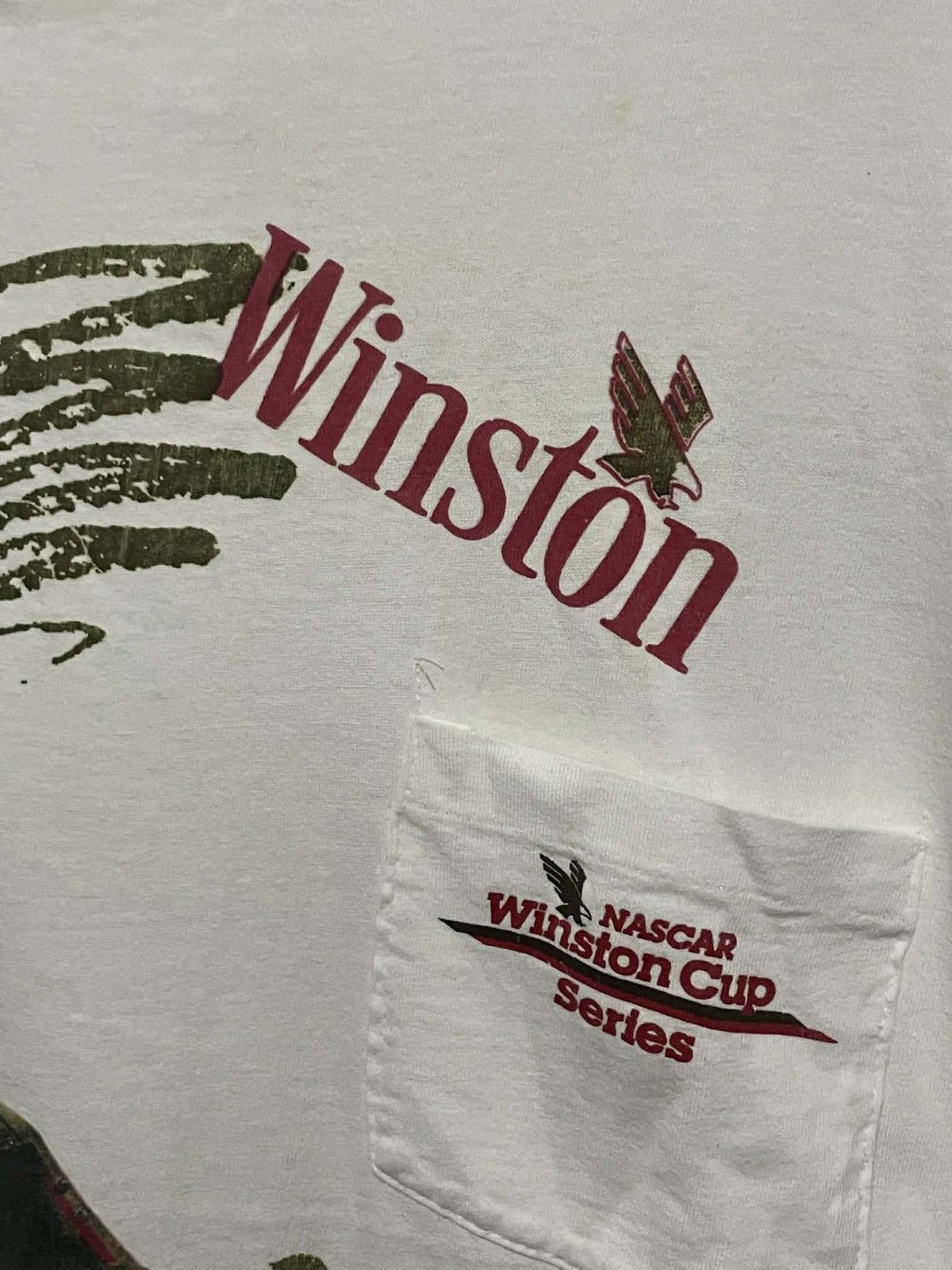 Vintage Winston nascar 90s’ tee Single Stitch Size US XL / EU 56 / 4 - 4 Thumbnail