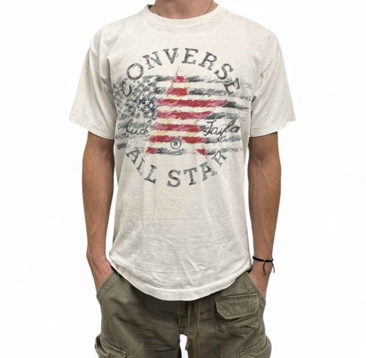 Converse 90s Converse all star t shirt Size US L / EU 52-54 / 3 - 2 Thumbnail