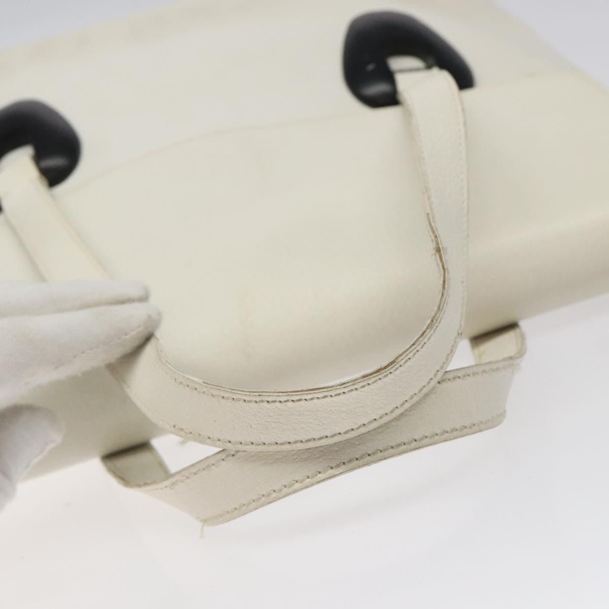 Gucci GUCCI Tote Bag Leather White Silver Size ONE SIZE - 7 Thumbnail
