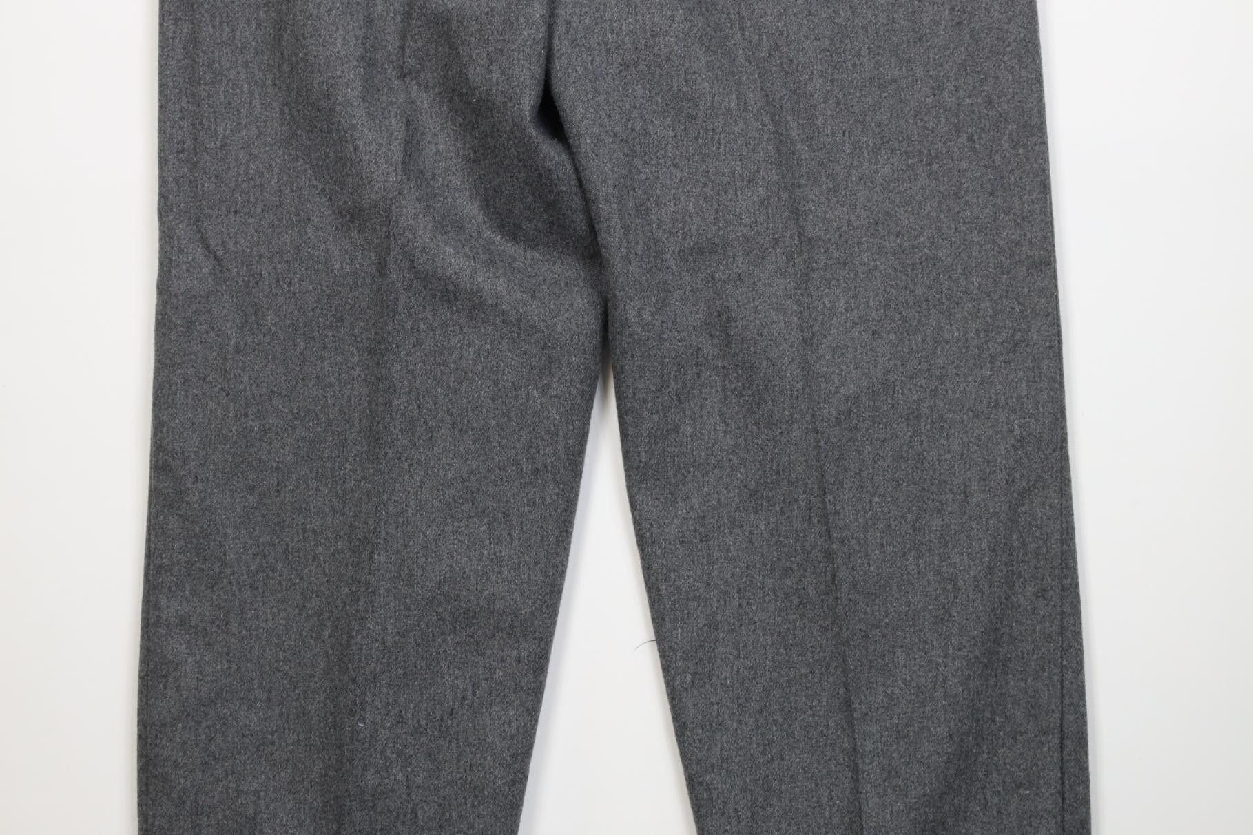 Vintage Vintage 70s 80s Streetwear Wool Tapered Leg Chino Pants Gray Size 32" / US 10 / IT 46 - 11 Thumbnail