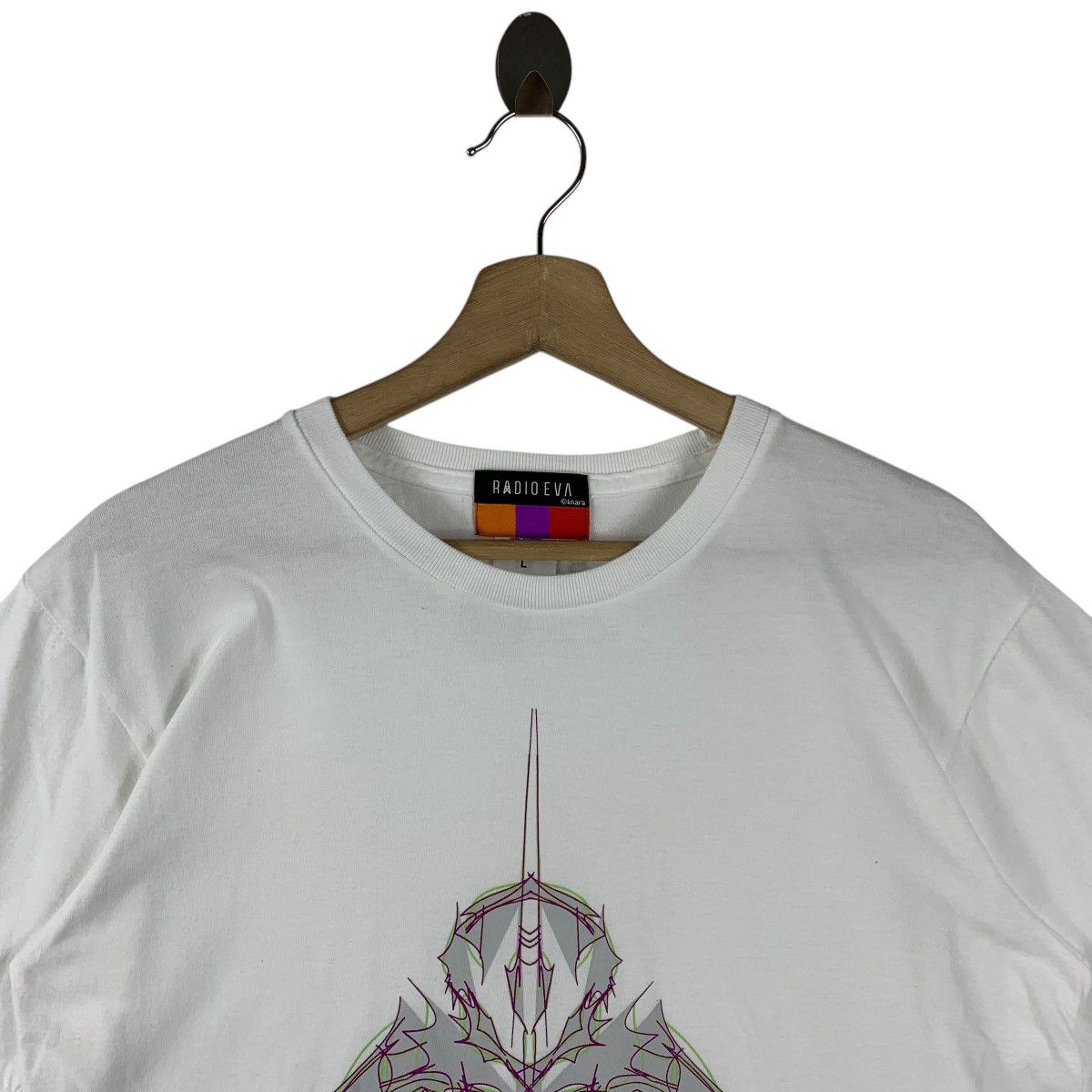 Anime × Japanese Brand RADIOEVA EVANGELION neon genesis anime tee Size US L / EU 52-54 / 3 - 2 Thumbnail