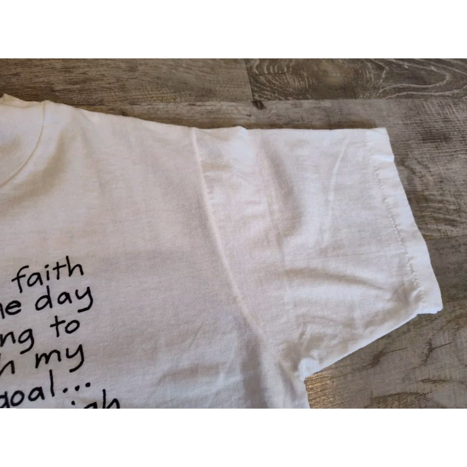 Vintage VINTAGE Hallmark T-Shirt 90s Denise Graphic Print White M Size Men Single Stitch Made In USA Size US M / EU 48-50 / 2 - 6 Thumbnail