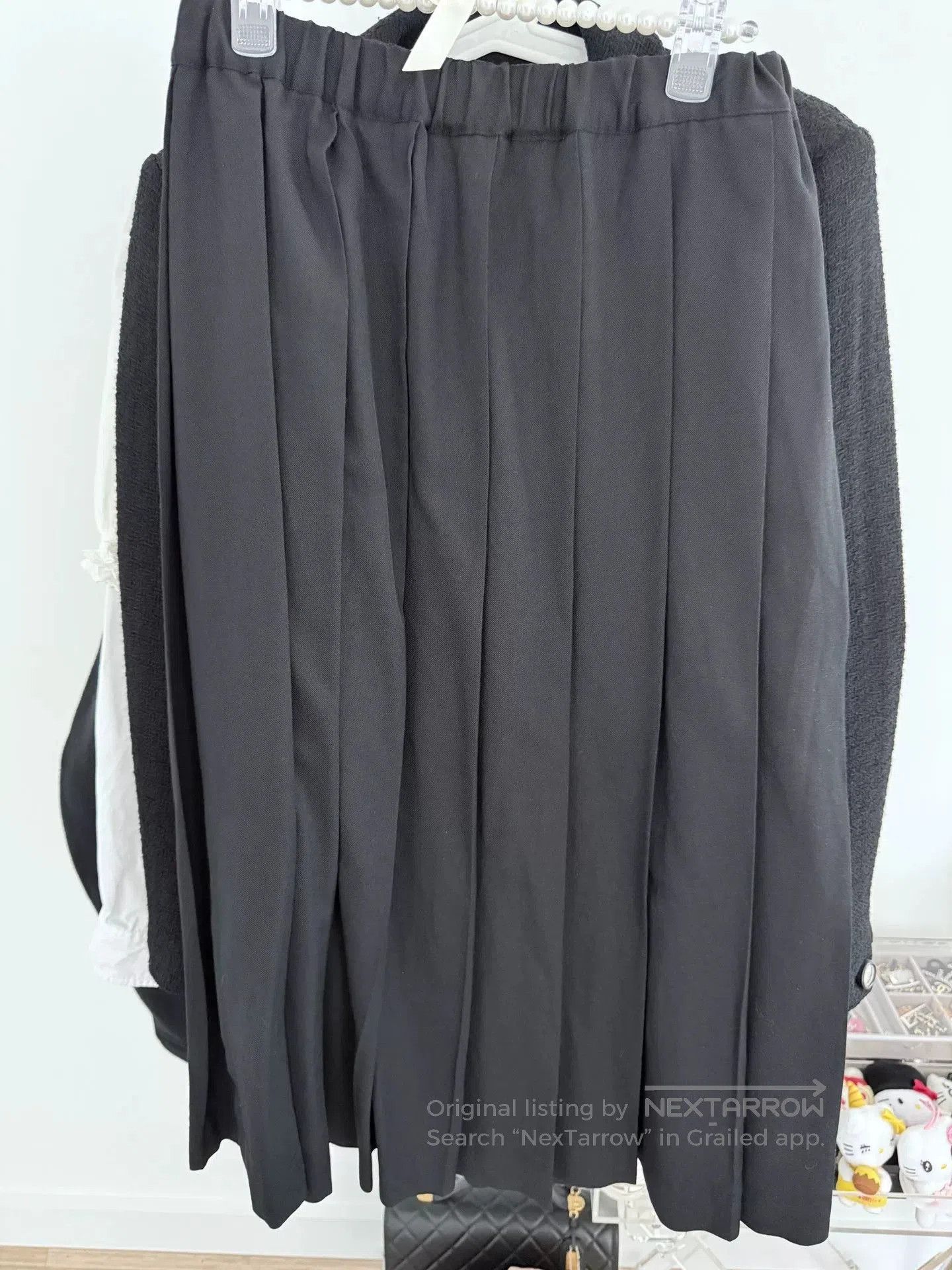 Comme des Garcons Black Pleated Skirt XS.