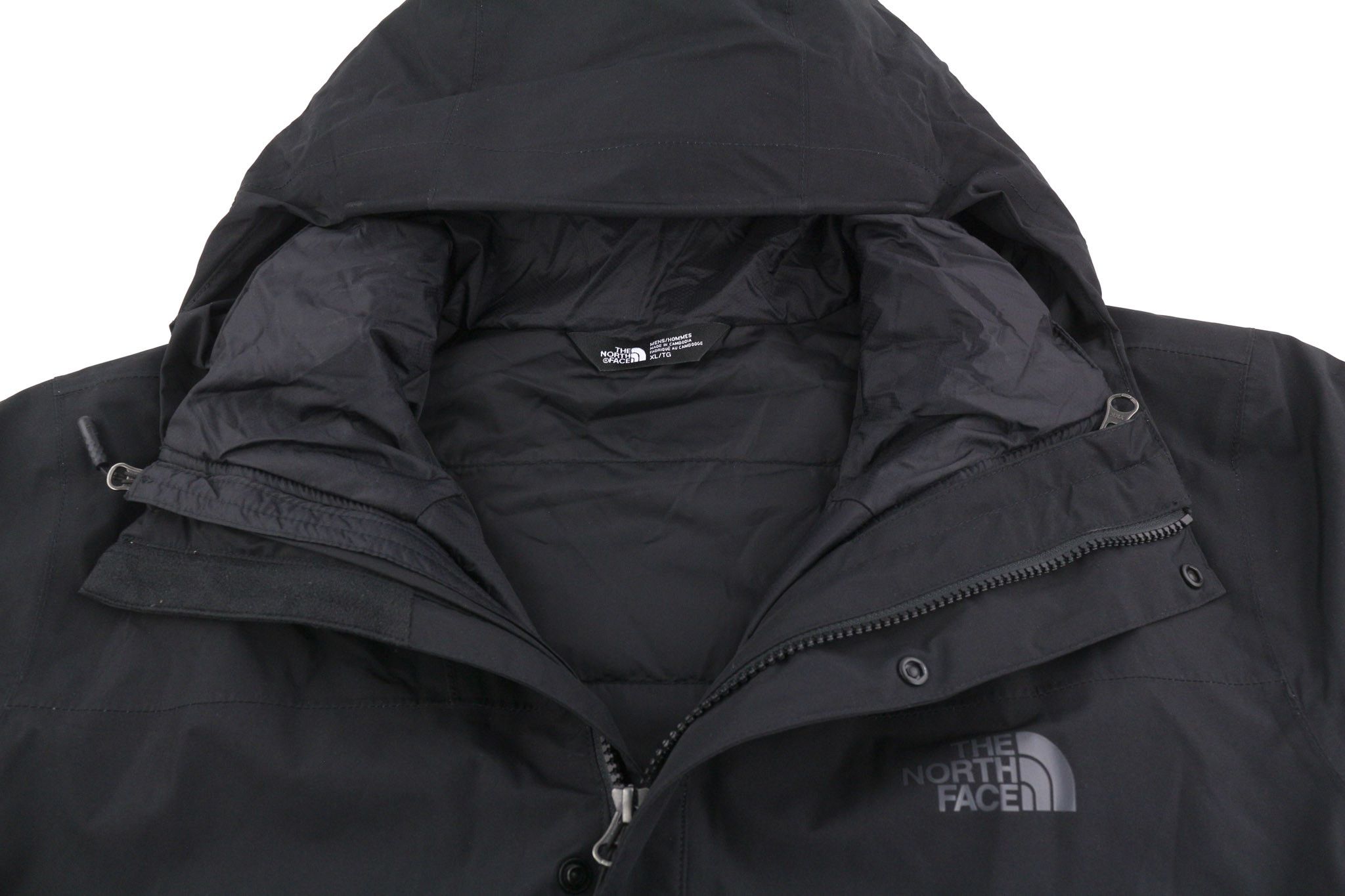 The North Face XL Dryvent Removable Lining Hooded Zip Black Jacket 82309 Size US XL / EU 56 / 4 - 6 Thumbnail